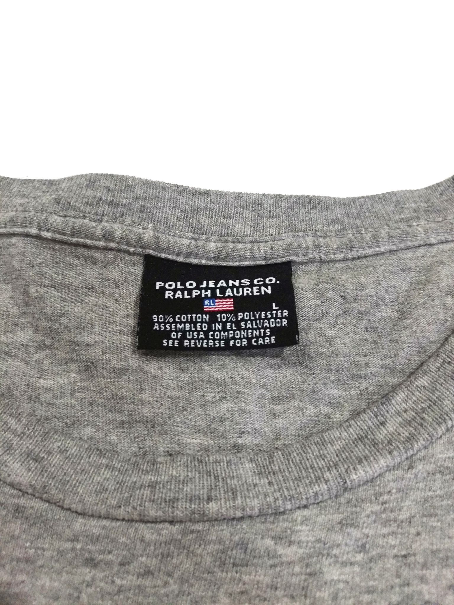 Polo Ralph Lauren × Ralph Lauren RARE! POLO by RALPH LAUREN "POLO JEANS CO." BIG SPELL OUT Size US XXL / EU 58 / 5 - 5 Thumbnail