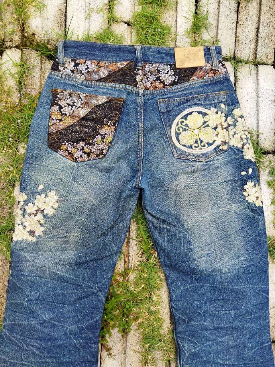 Karakuri Tamashii Vintage Bukkirabou Japan Sukajan Distressed Jeans Size US 32 / EU 48 - 14 Thumbnail