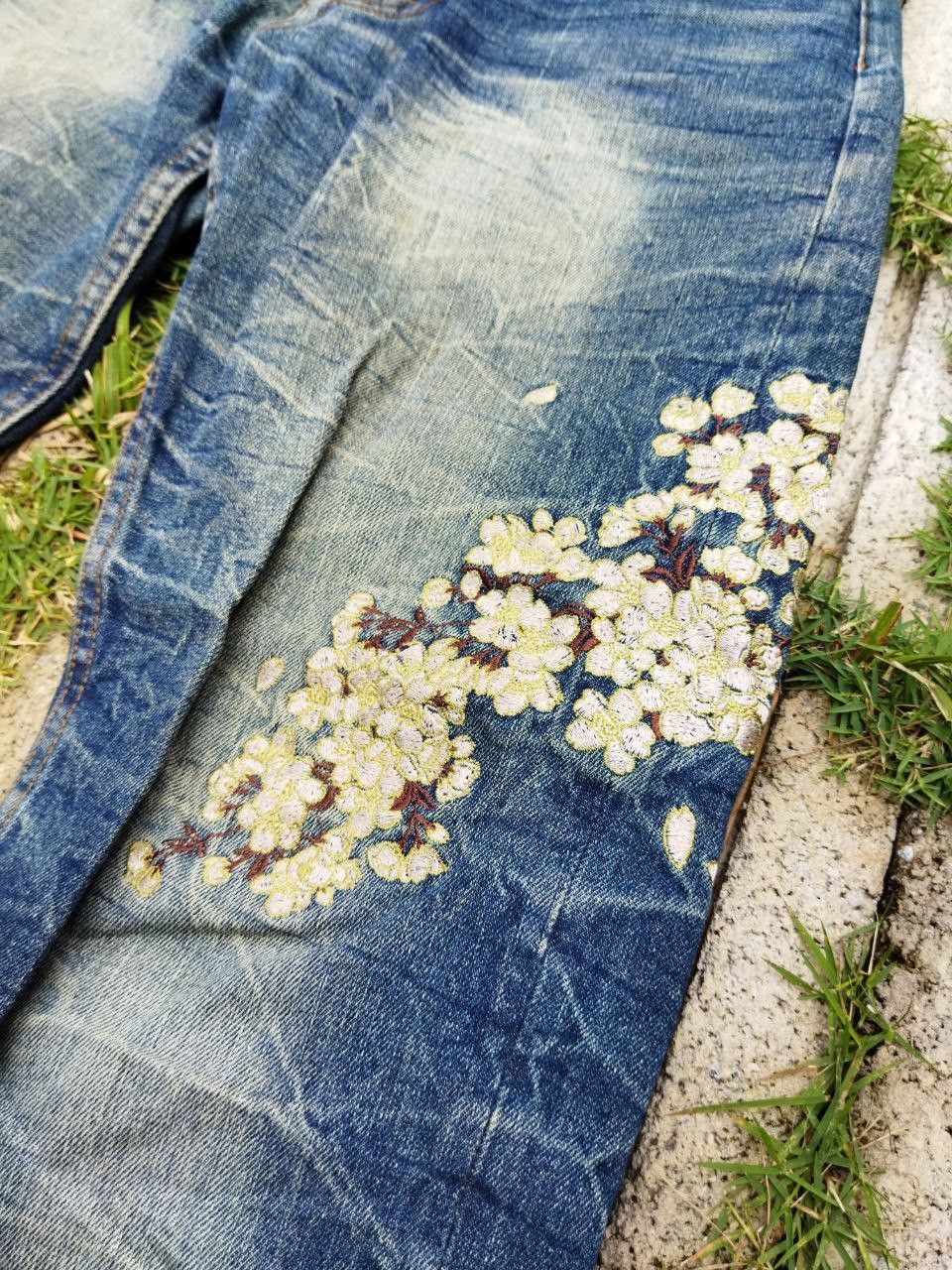 Karakuri Tamashii Vintage Bukkirabou Japan Sukajan Distressed Jeans Size US 32 / EU 48 - 5 Thumbnail