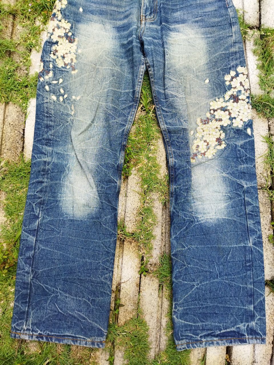 Karakuri Tamashii Vintage Bukkirabou Japan Sukajan Distressed Jeans Size US 32 / EU 48 - 3 Thumbnail