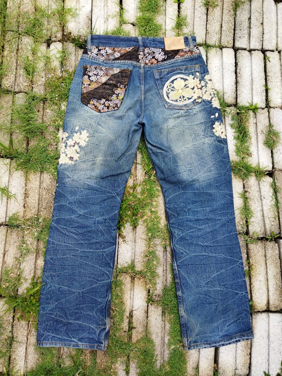 Karakuri Tamashii Vintage Bukkirabou Japan Sukajan Distressed Jeans Size US 32 / EU 48 - 12 Thumbnail