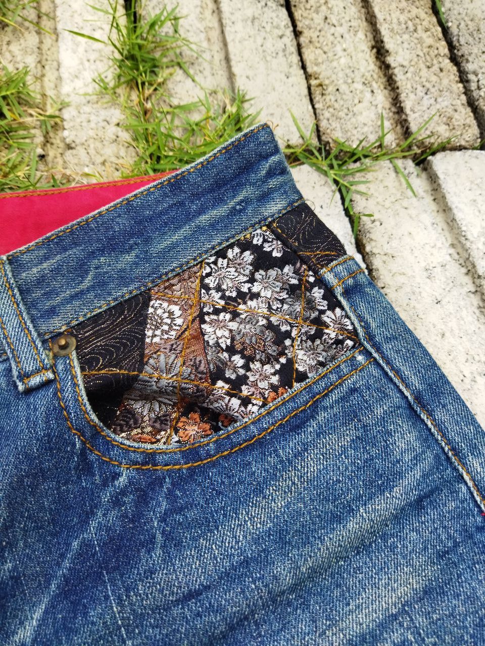 Karakuri Tamashii Vintage Bukkirabou Japan Sukajan Distressed Jeans Size US 32 / EU 48 - 8 Thumbnail