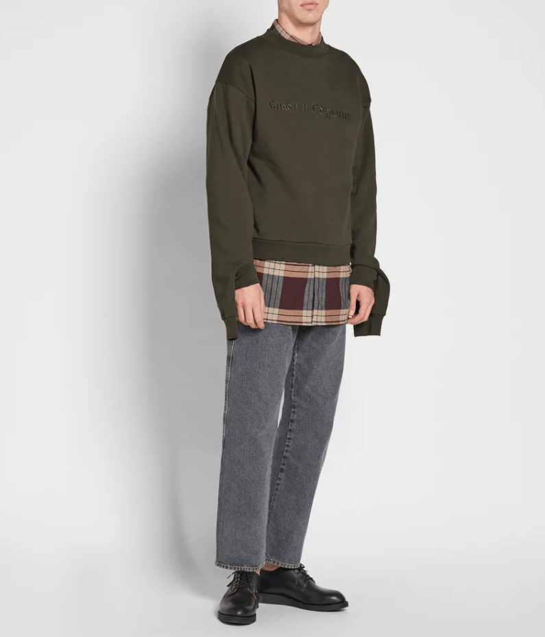 Gosha Rubchinskiy Gosha AW16 Double Cuff Sweatshirt Size US M / EU 48-50 / 2 - 3 Thumbnail