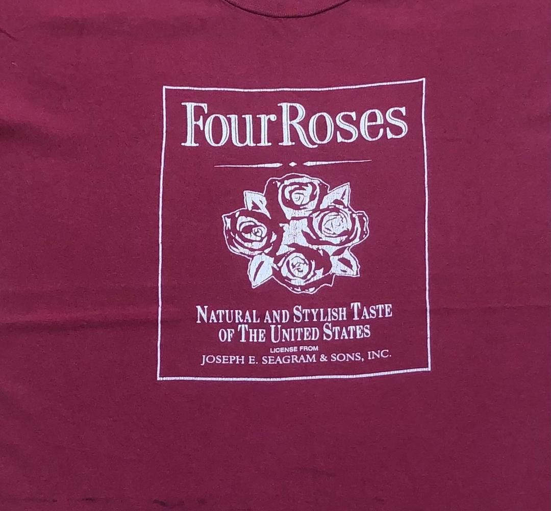 Vintage vintage tee C5 four roses Size US L / EU 52-54 / 3 - 2 Thumbnail