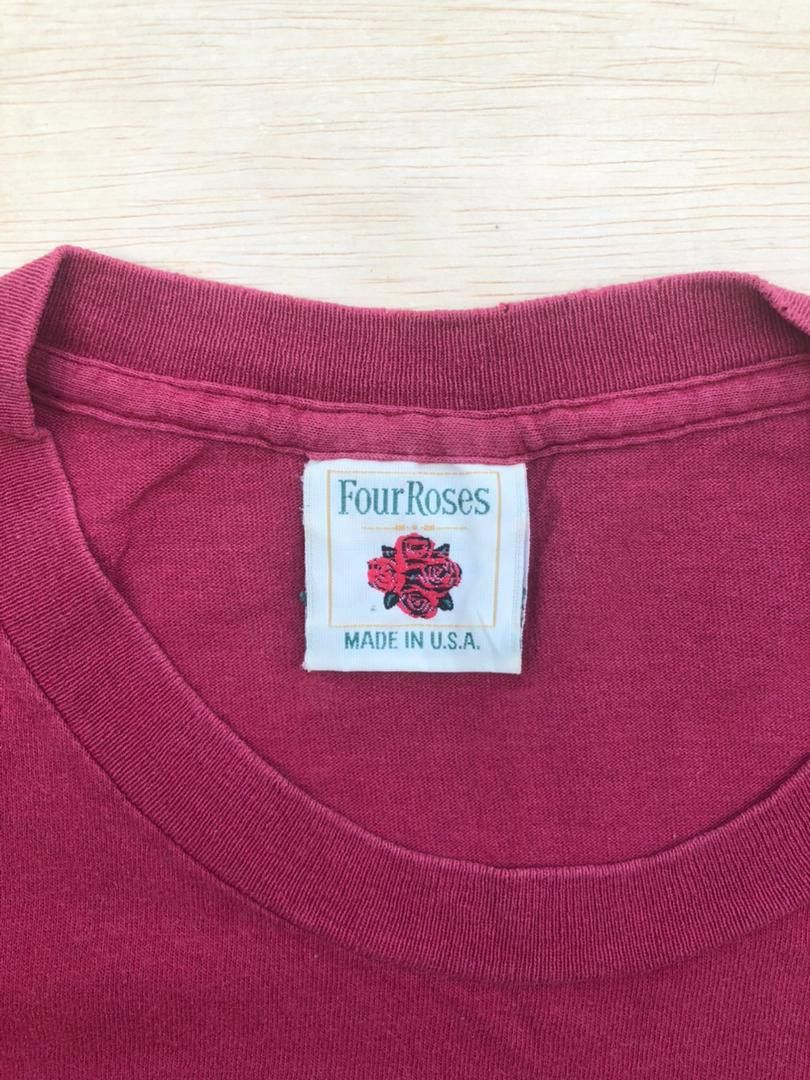 Vintage vintage tee C5 four roses Size US L / EU 52-54 / 3 - 3 Thumbnail
