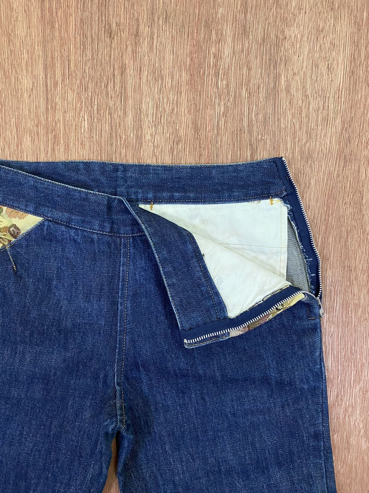 Japanese Brand Socum + Union Space Rare Wide Leg Capri Denim Size 27" / US 4 / IT 40 - 12 Thumbnail