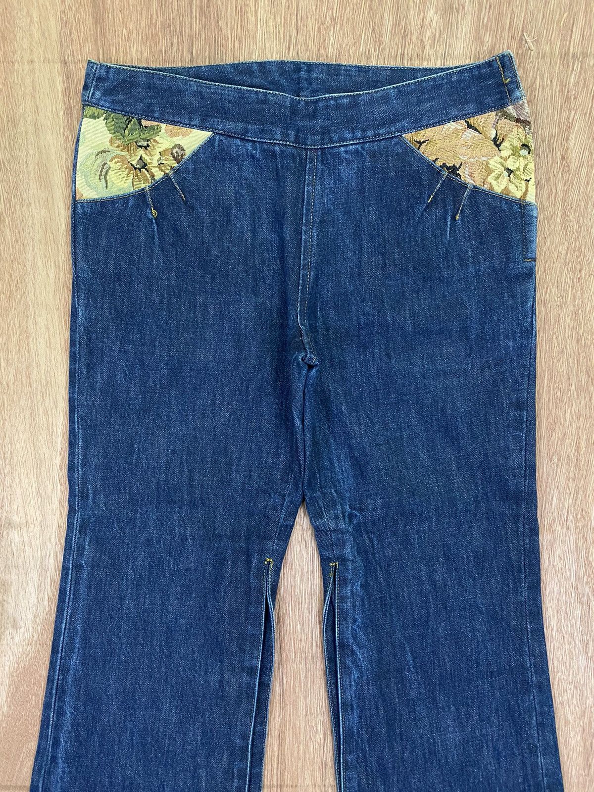 Japanese Brand Socum + Union Space Rare Wide Leg Capri Denim Size 27" / US 4 / IT 40 - 3 Thumbnail