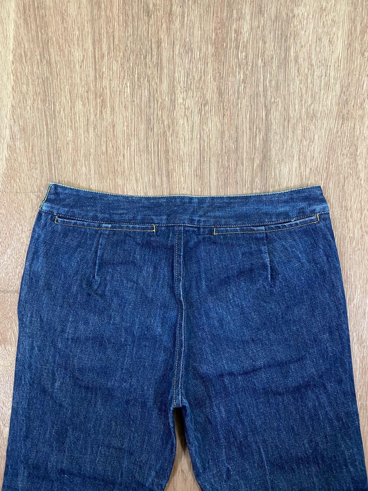 Japanese Brand Socum + Union Space Rare Wide Leg Capri Denim Size 27" / US 4 / IT 40 - 6 Thumbnail