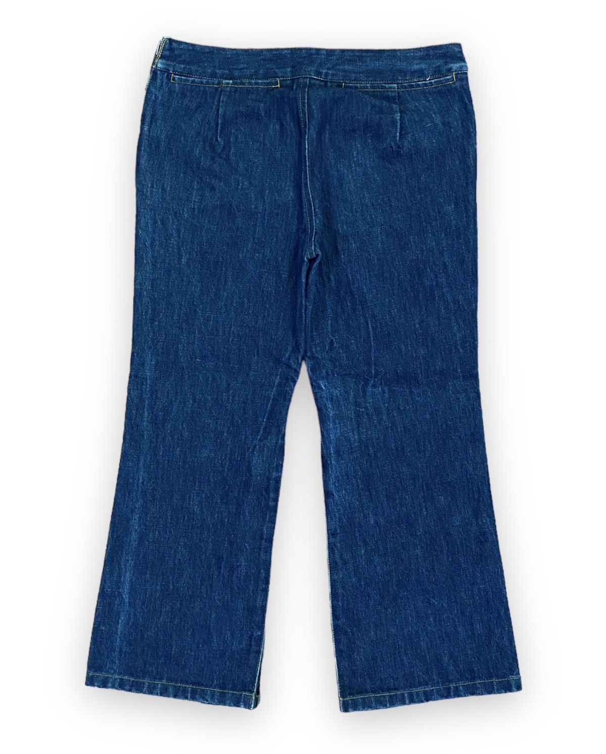 Japanese Brand Socum + Union Space Rare Wide Leg Capri Denim Size 27" / US 4 / IT 40 - 2 Thumbnail