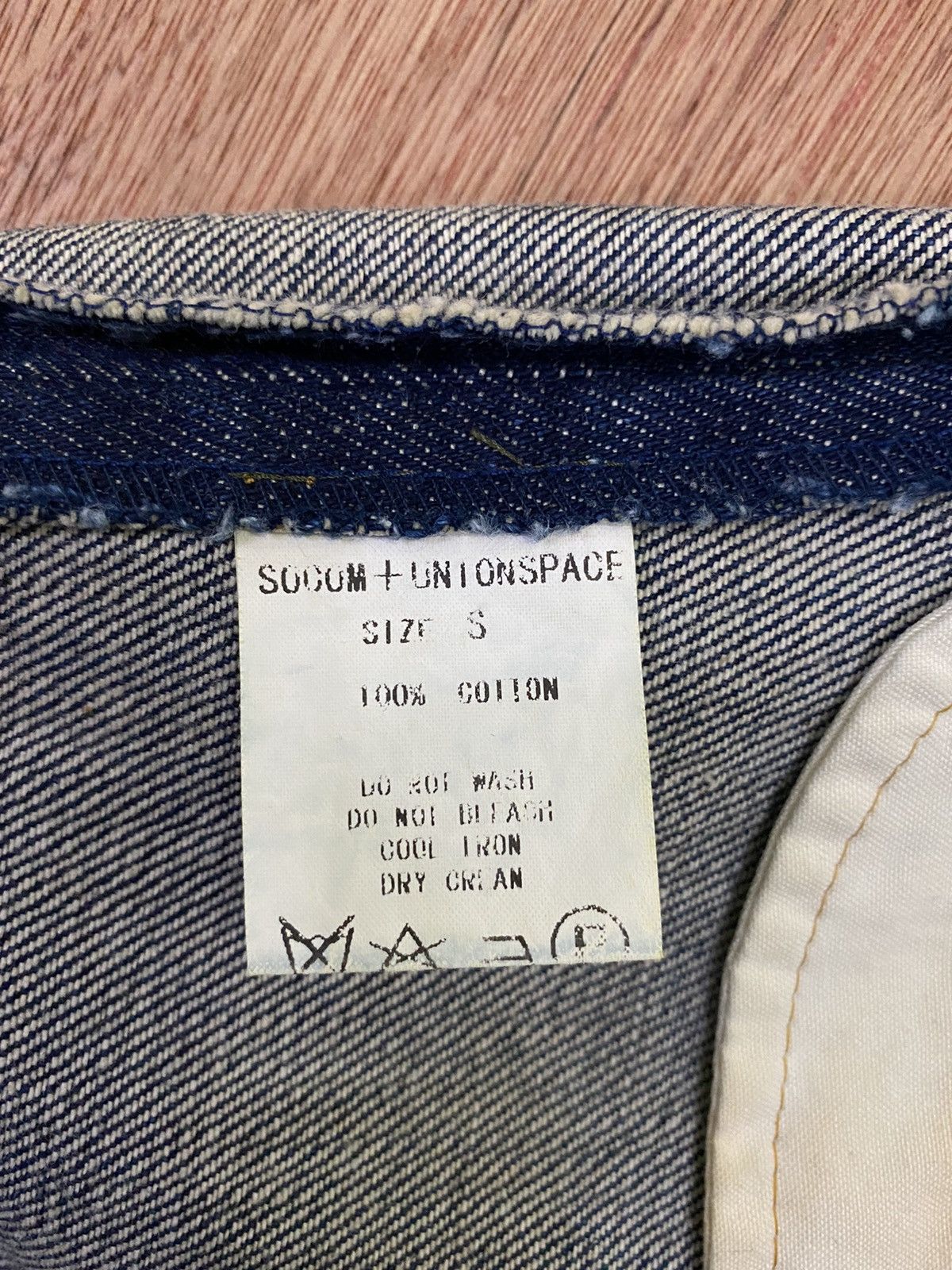Japanese Brand Socum + Union Space Rare Wide Leg Capri Denim Size 27" / US 4 / IT 40 - 14 Thumbnail