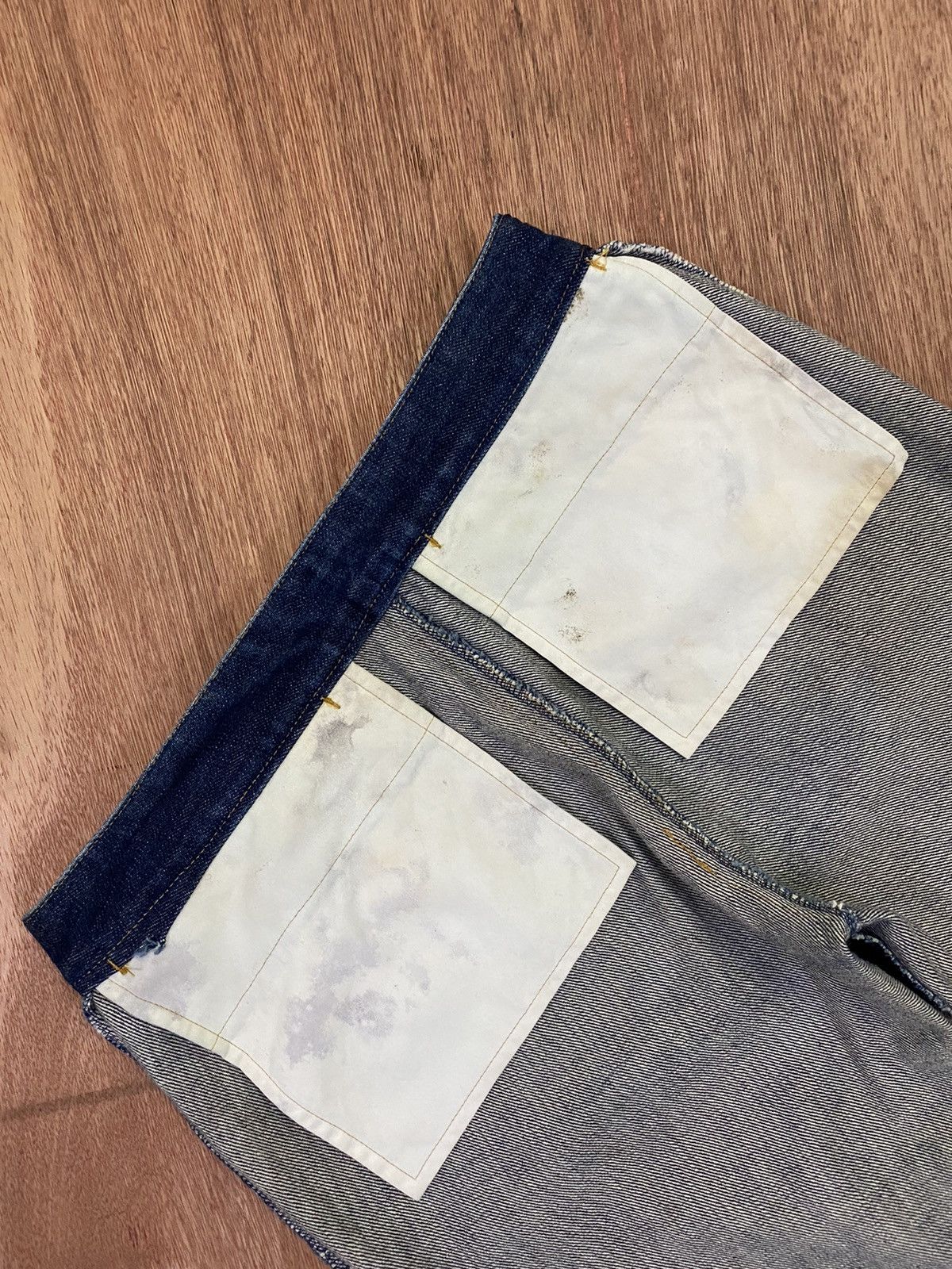 Japanese Brand Socum + Union Space Rare Wide Leg Capri Denim Size 27" / US 4 / IT 40 - 17 Thumbnail