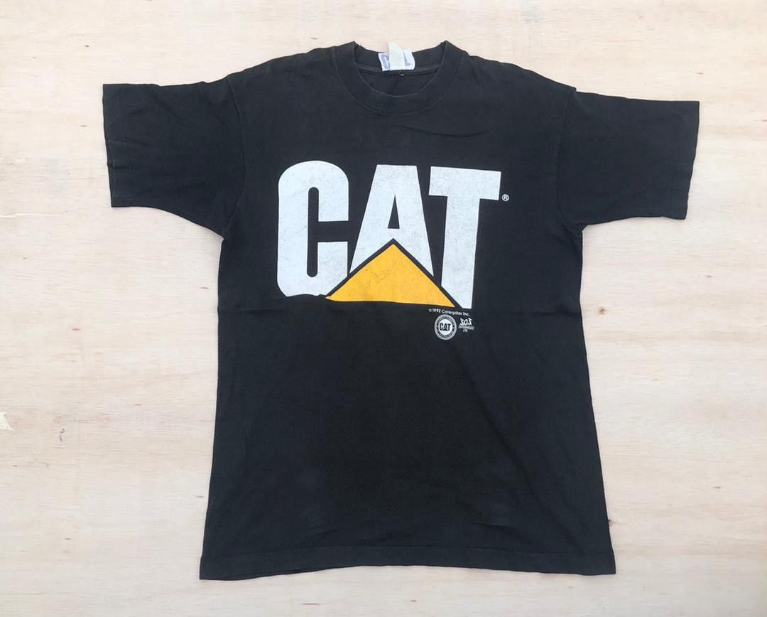 Caterpillar × Vintage vintage tee CAT A24 Size US L / EU 52-54 / 3 - 1 Thumbnail