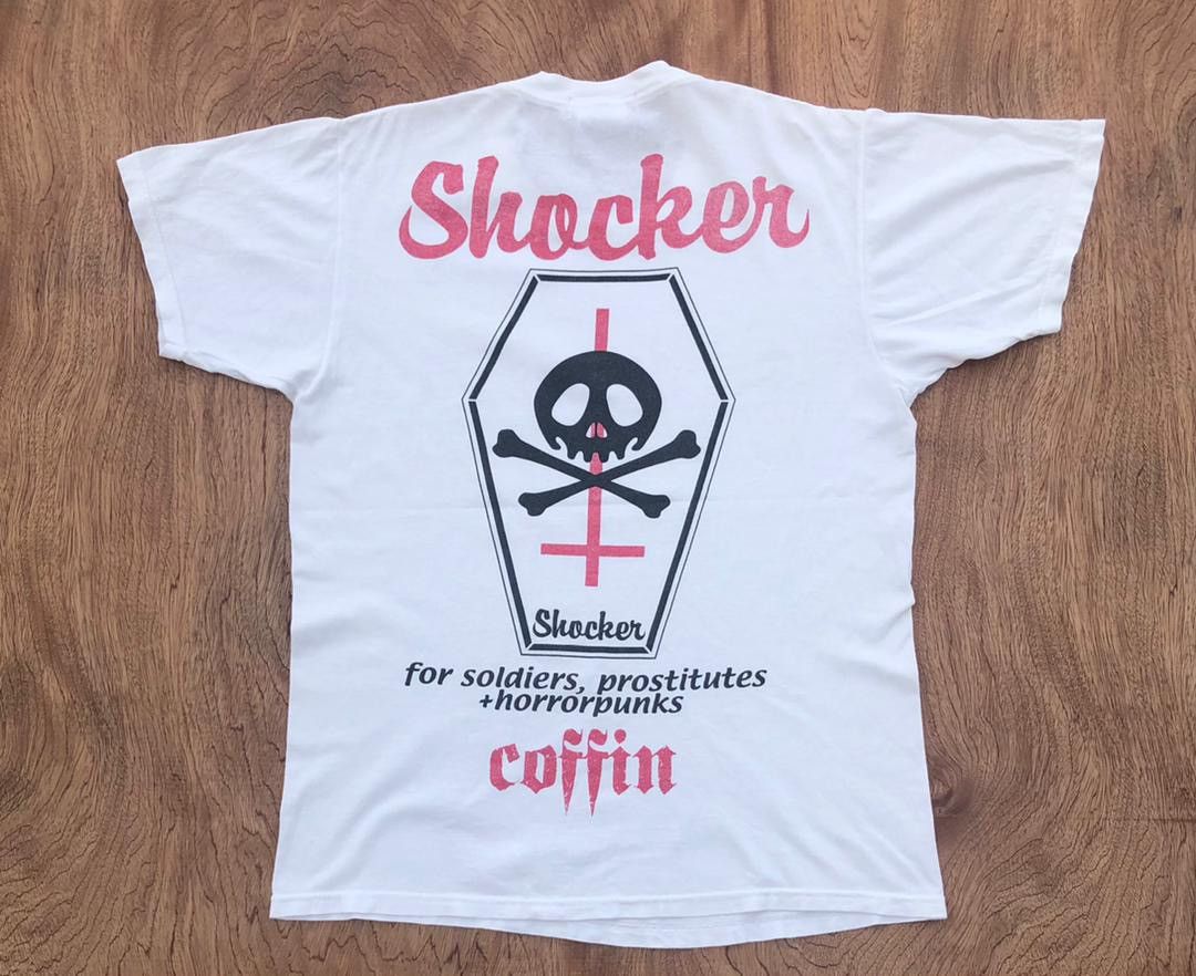 Band Tees × Vintage vintage tee SHOCKER punk band B5 Size US M / EU 48-50 / 2 - 3 Thumbnail