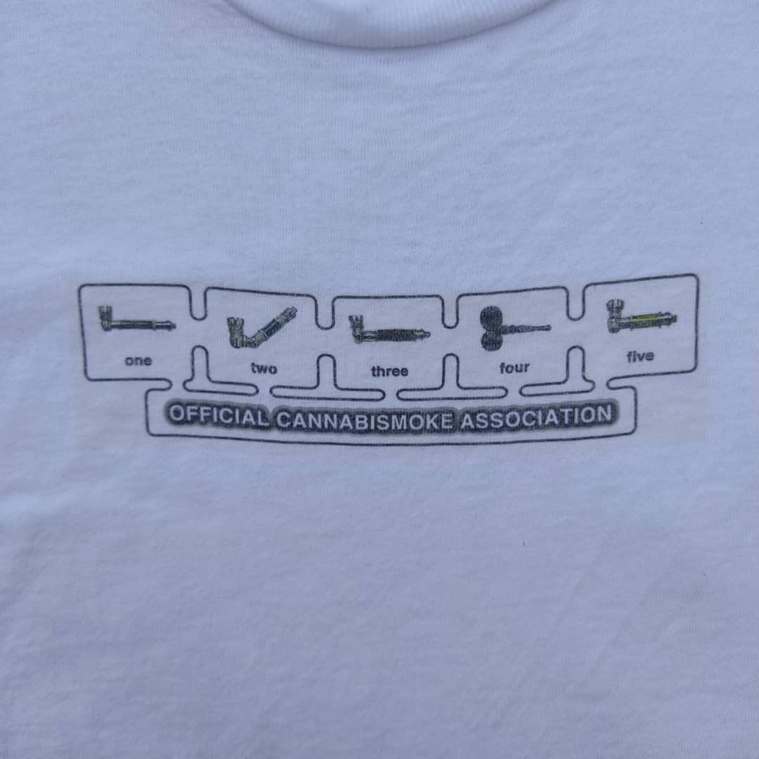 Vintage vintage tee Cannabis Smoke Association A29 Size US S / EU 44-46 / 1 - 2 Thumbnail
