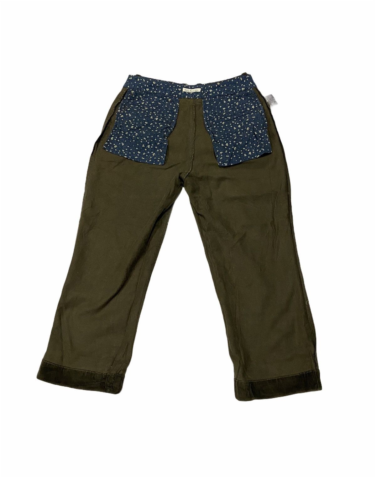 Japanese Brand Sunny Clouds Corduroy Capri Pant Size US 28 / EU 44 - 8 Thumbnail