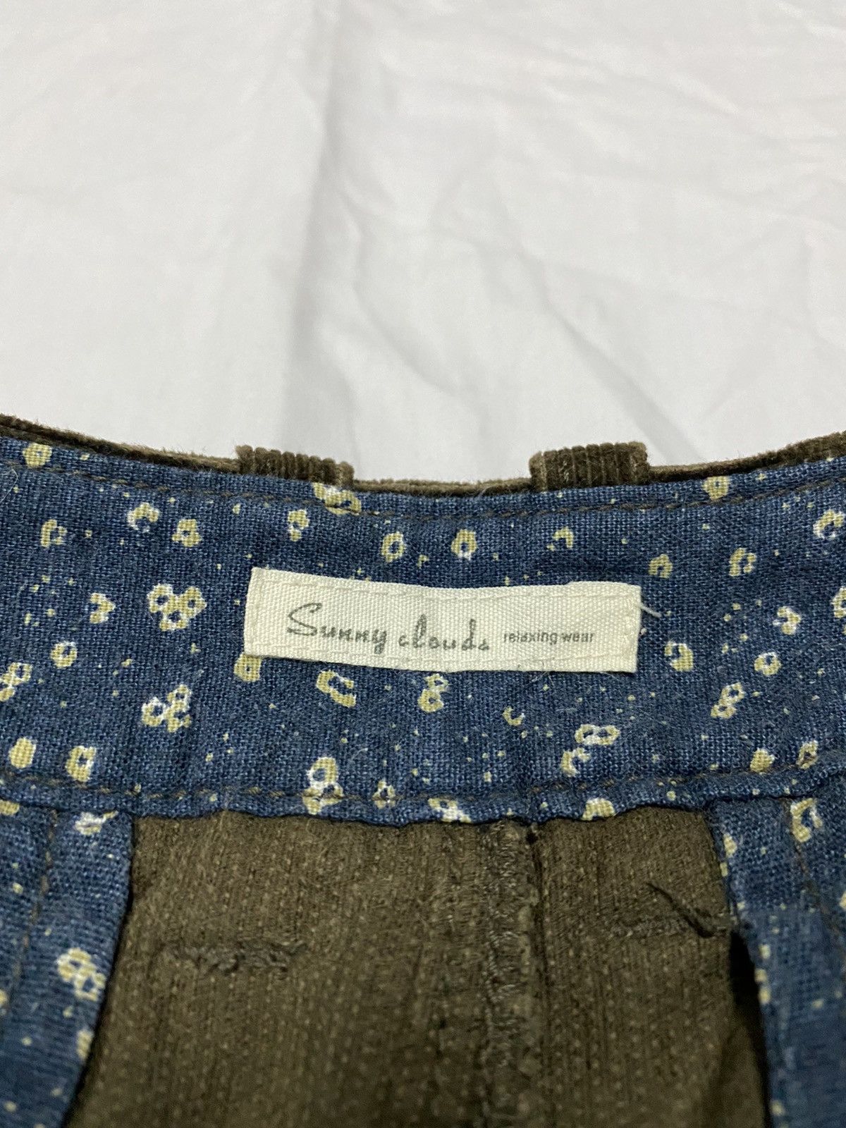 Japanese Brand Sunny Clouds Corduroy Capri Pant Size US 28 / EU 44 - 11 Thumbnail