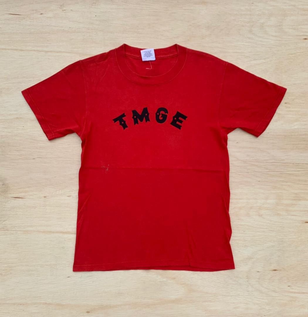 image of Band Tees x Made In USA Vintage Tee Band Tmge B10 in Red, Men's (Size Small)