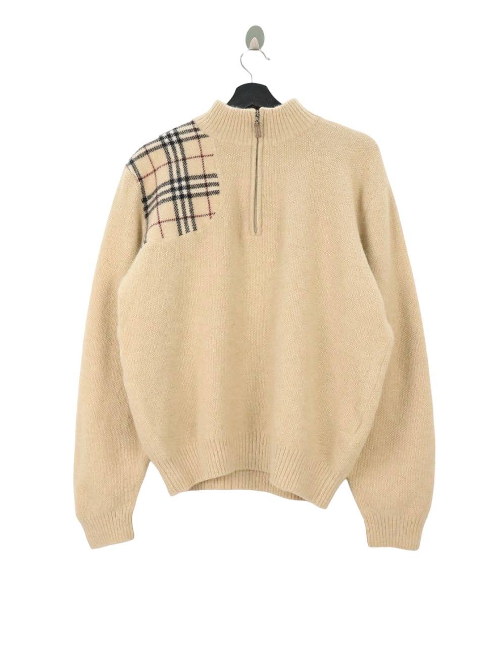 Burberry BURBERRY NOVA CHECK SWEATER | Grailed