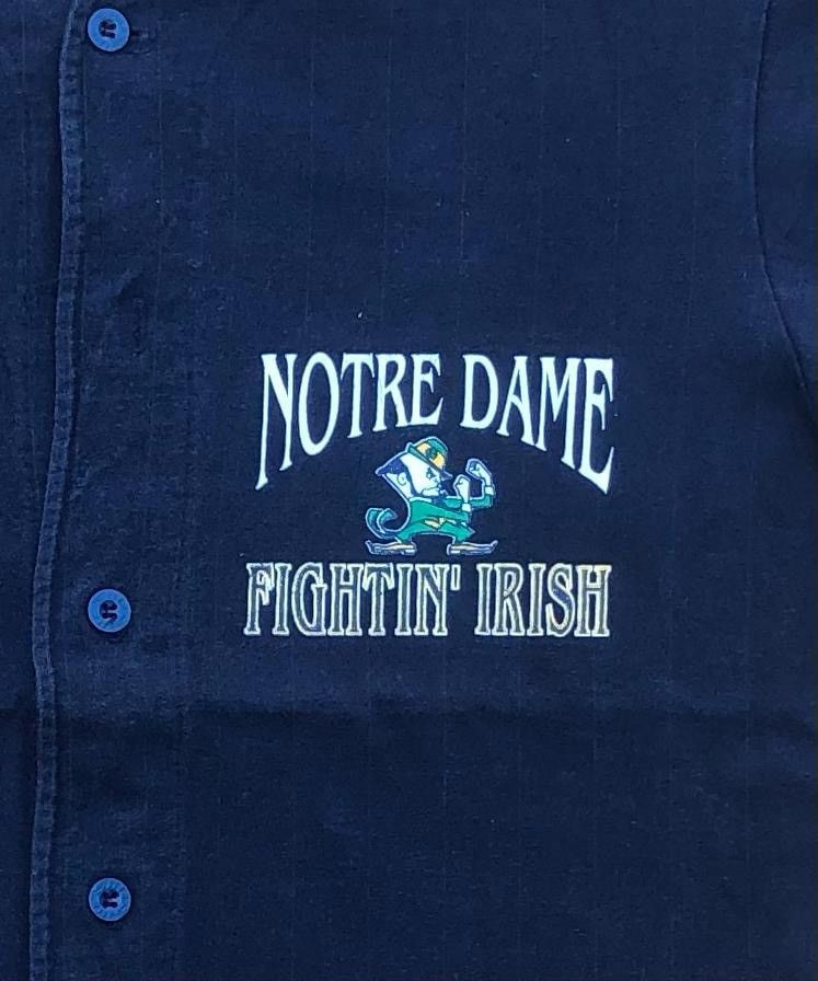 Vintage vintage tee notre dame C1 Size US M / EU 48-50 / 2 - 2 Thumbnail