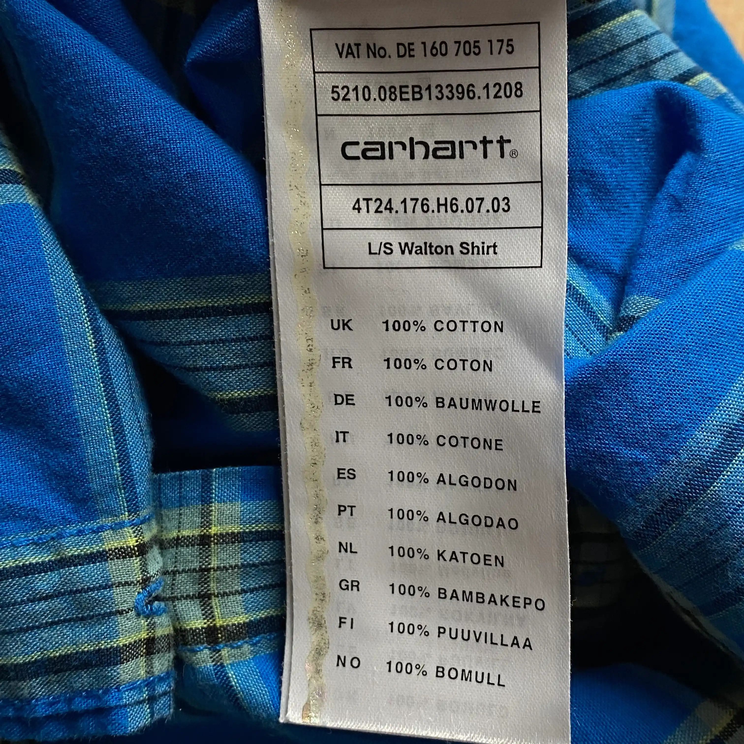 Carhartt × Carhartt Wip × Vintage Mens Shirt Long Sleeve Carhartt Vintage Size L Size US L / EU 52-54 / 3 - 6 Thumbnail