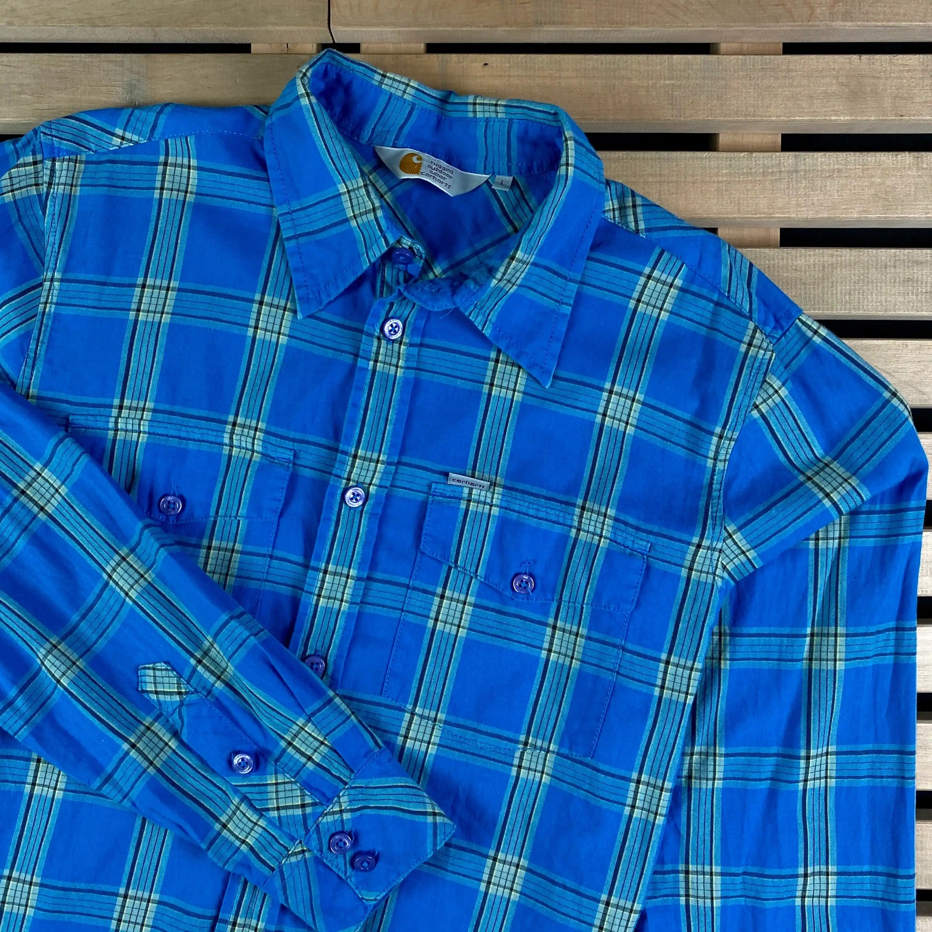 Carhartt × Carhartt Wip × Vintage Mens Shirt Long Sleeve Carhartt Vintage Size L Size US L / EU 52-54 / 3 - 2 Thumbnail