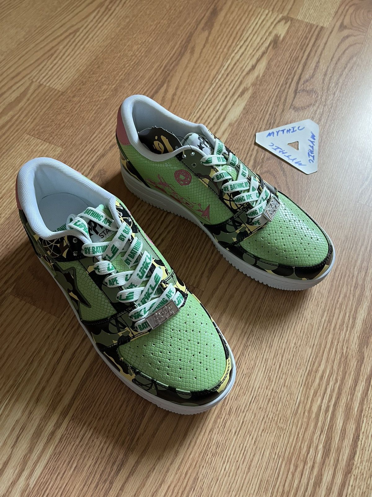 Bape A Bathing Ape Bapesta Low x Unkle x Mo’ Wax Size US 9 / EU 42 - 2 Thumbnail