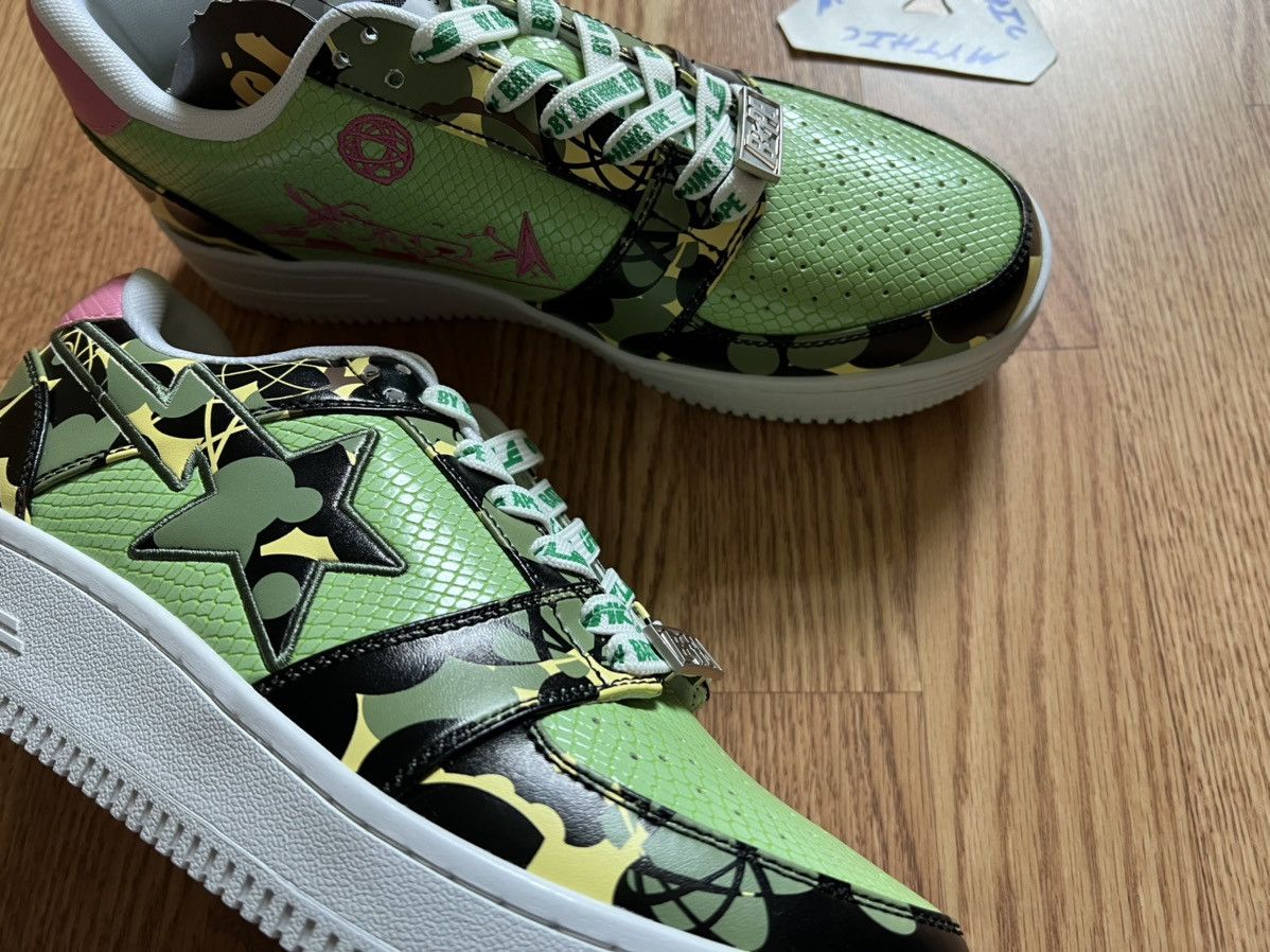 Bape A Bathing Ape Bapesta Low x Unkle x Mo’ Wax Size US 9 / EU 42 - 6 Thumbnail