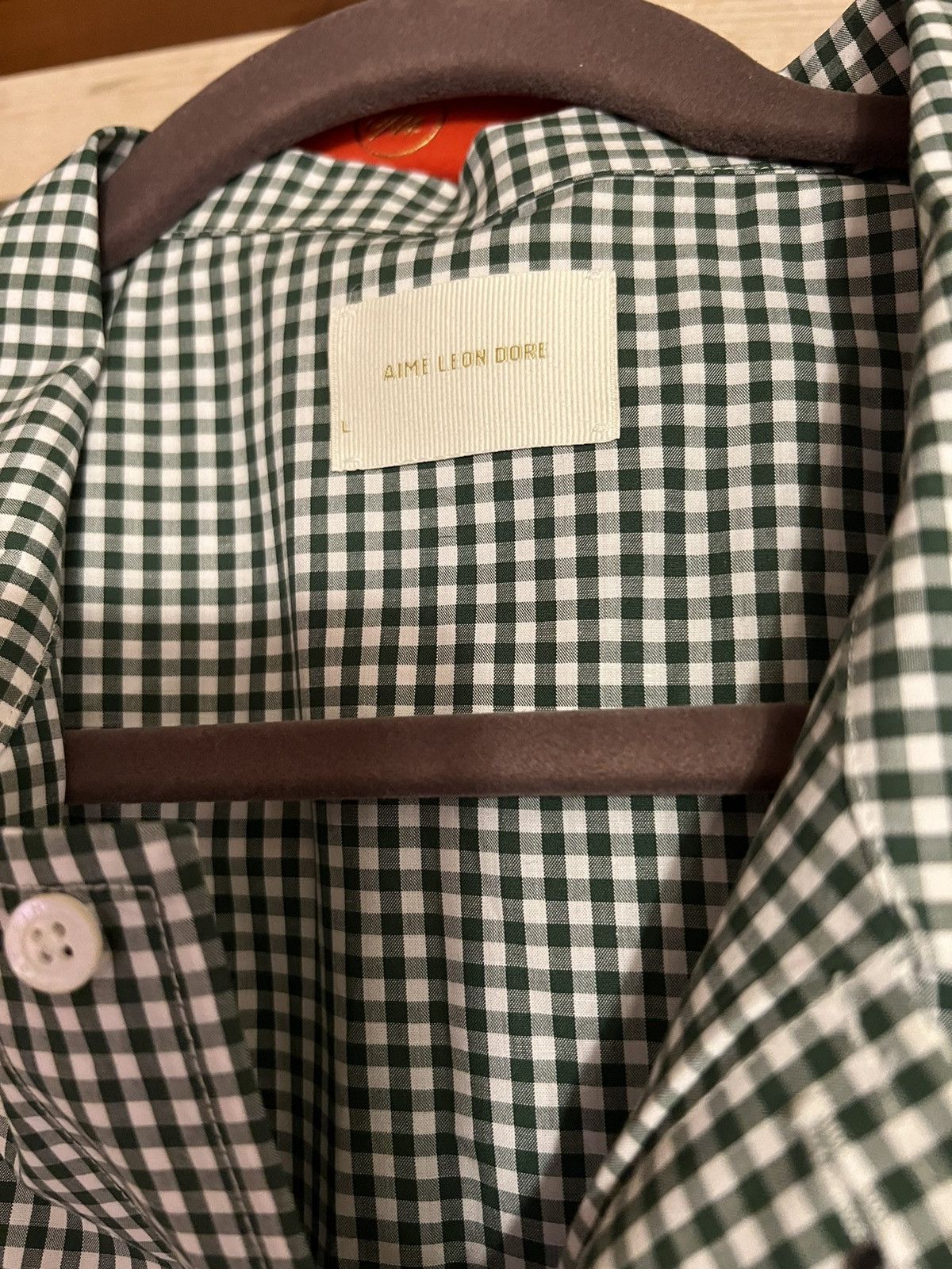 Aime Leon Dore Aimé Leon Dore Gingham Button Up Shirt Size US L / EU 52-54 / 3 - 6 Thumbnail