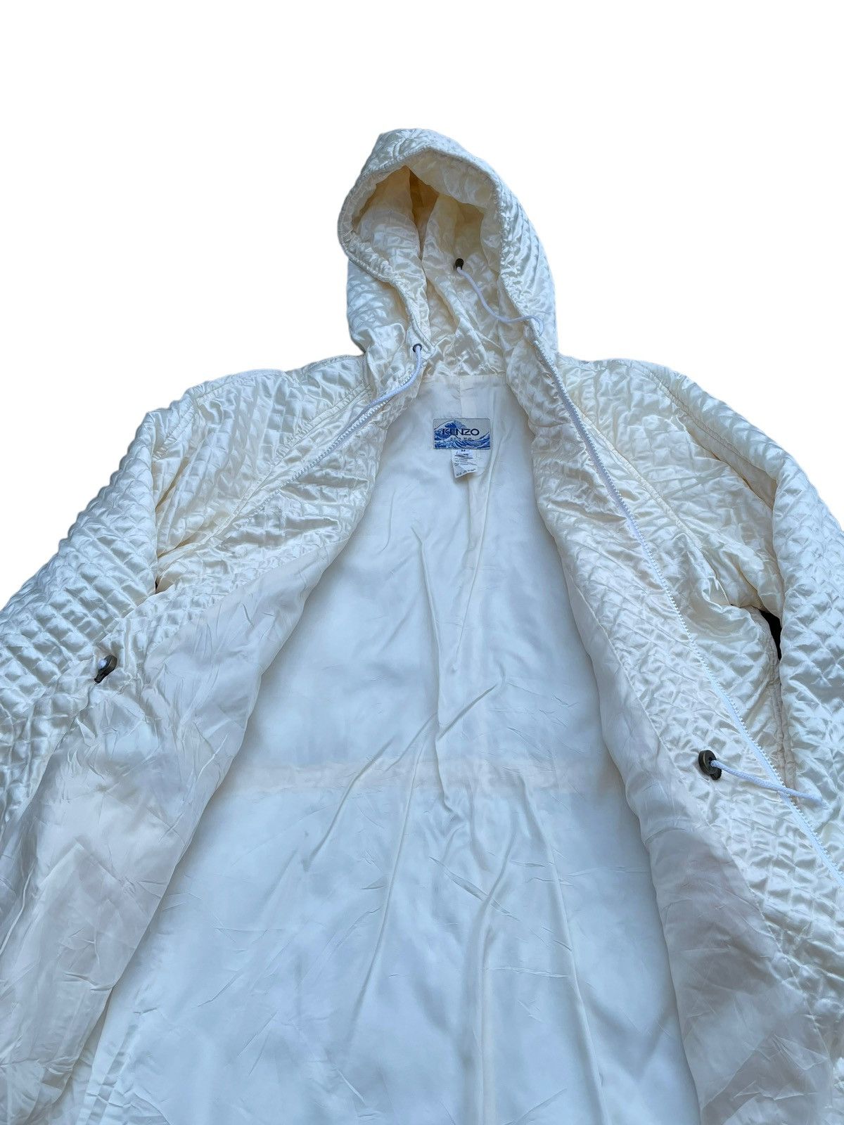 Designer Kenzo Jeans Quilted Parka Jacket Size M / US 6-8 / IT 42-44 - 5 Thumbnail