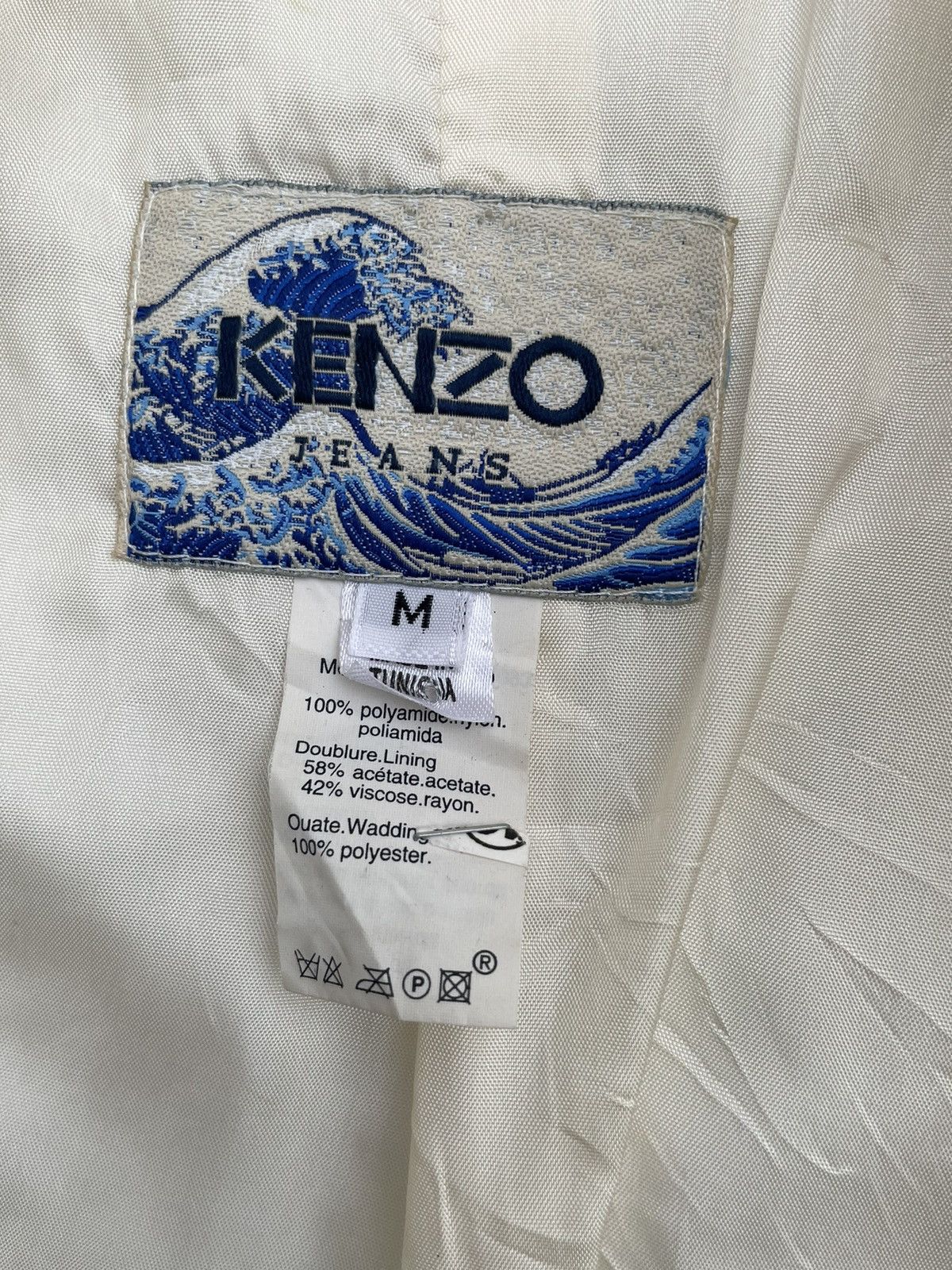 Designer Kenzo Jeans Quilted Parka Jacket Size M / US 6-8 / IT 42-44 - 10 Thumbnail