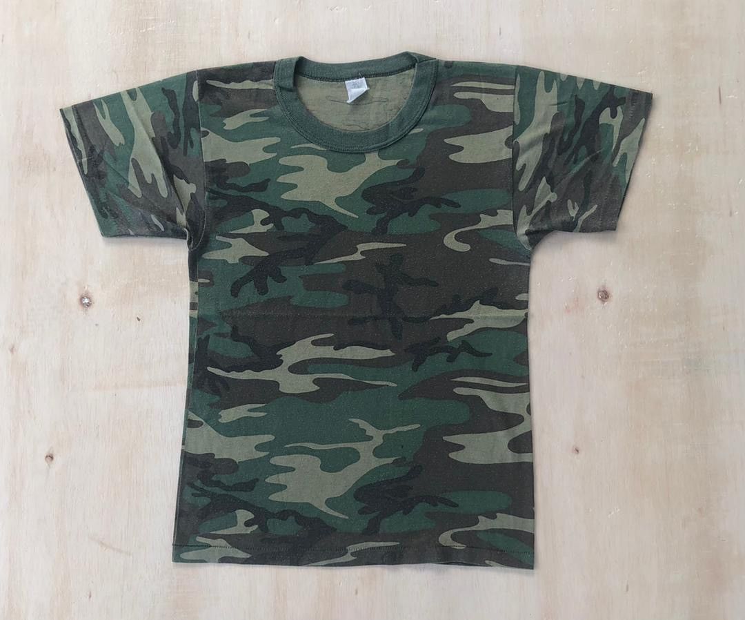 Image of Made In USA x USMC Vintage Tee Camo Army C5, Men's (Size Small)