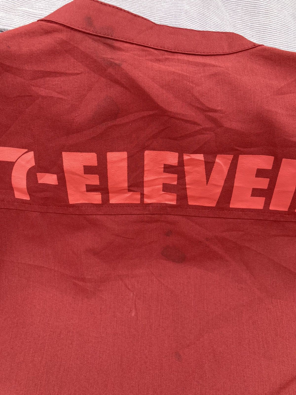 Japanese Brand × Vintage Vintage 7 Eleven Uniform Zipper Shirt Size US M / EU 48-50 / 2 - 6 Thumbnail