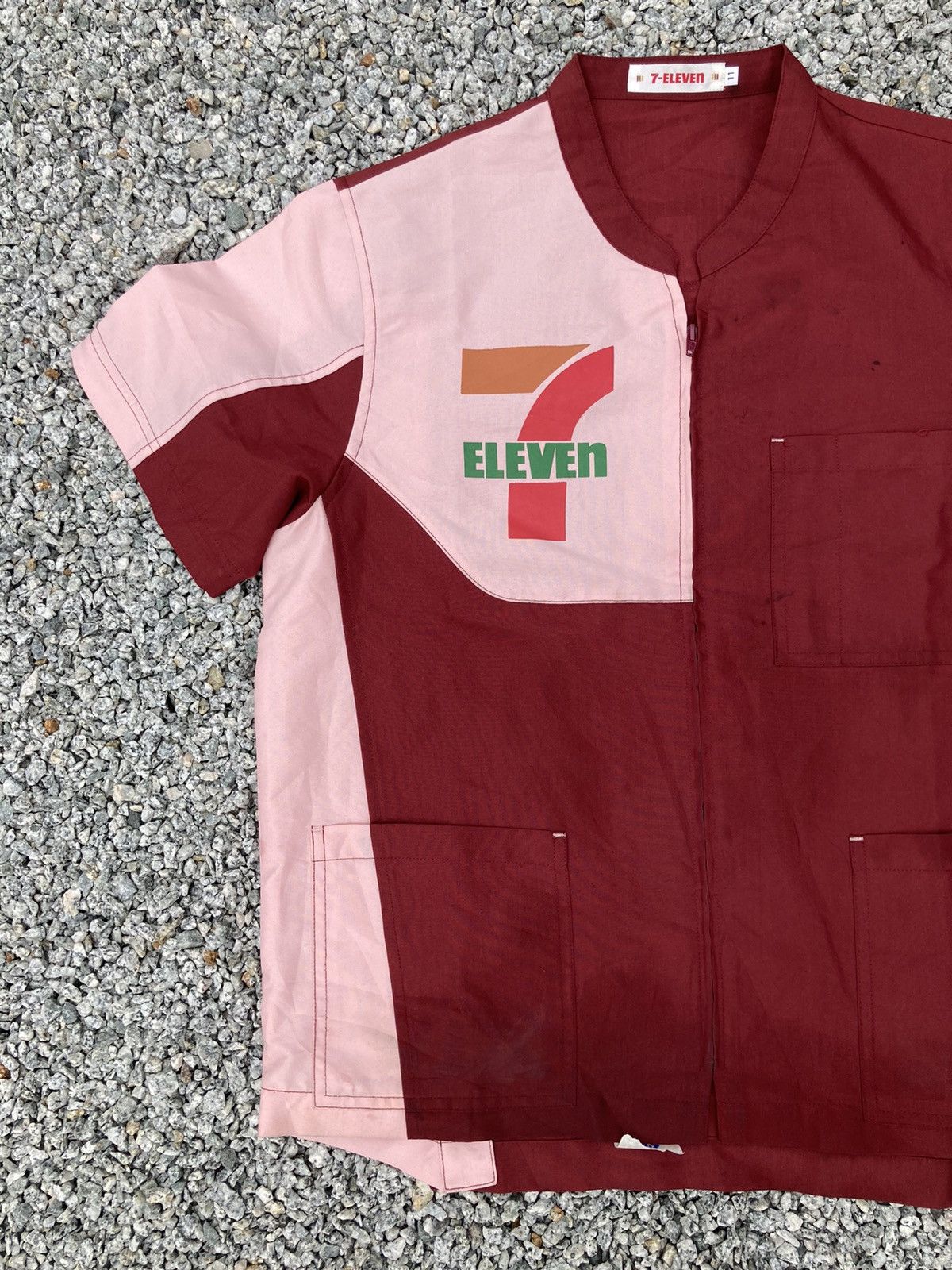 Japanese Brand × Vintage Vintage 7 Eleven Uniform Zipper Shirt Size US M / EU 48-50 / 2 - 3 Thumbnail
