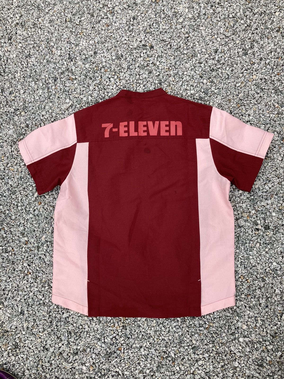 Japanese Brand × Vintage Vintage 7 Eleven Uniform Zipper Shirt Size US M / EU 48-50 / 2 - 2 Thumbnail