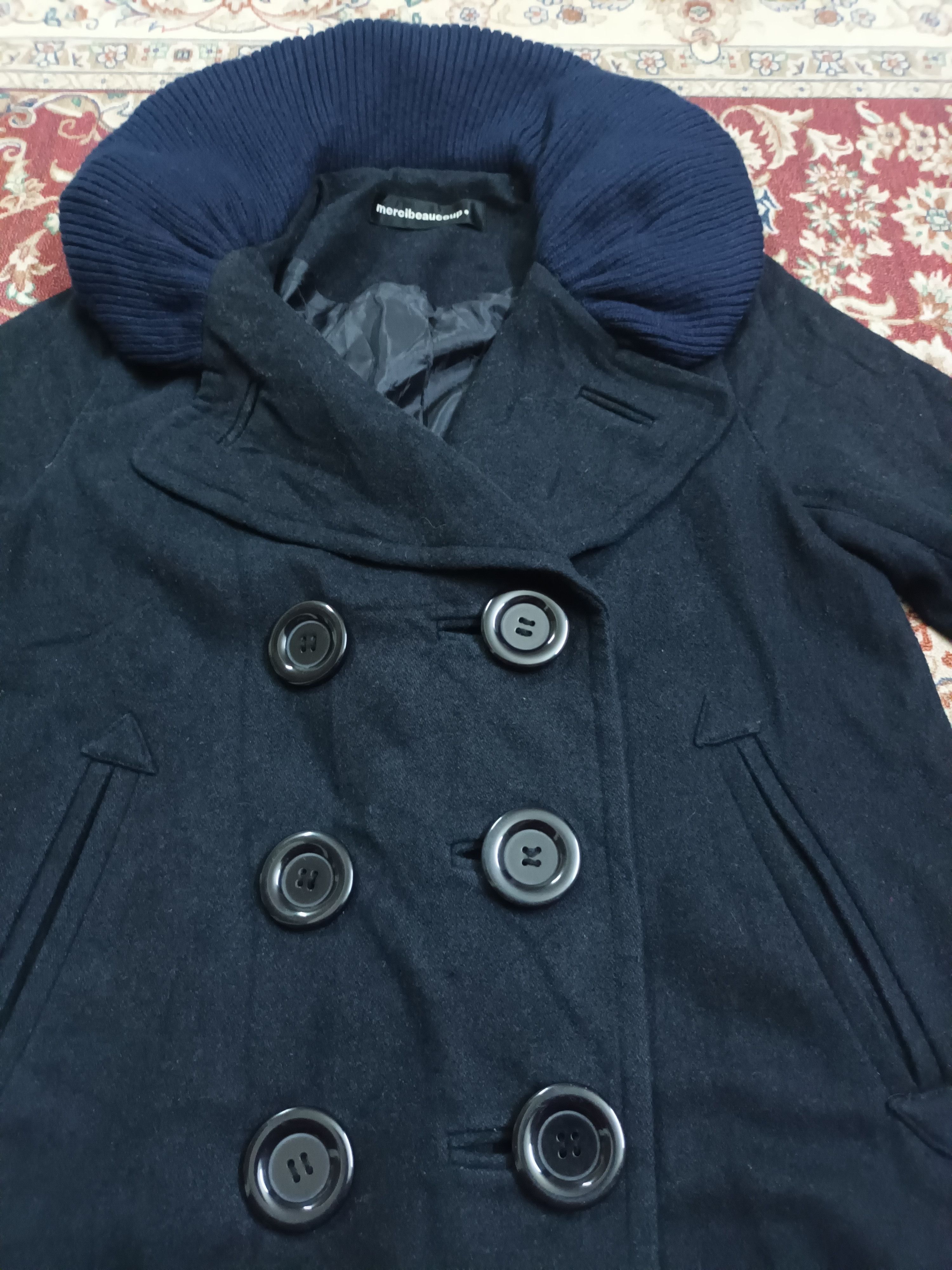 Issey Miyake 🔥 ISSEY MIYAKE Mercibeaucoup Wool Jacket / Coat Size US M / EU 48-50 / 2 - 12 Thumbnail