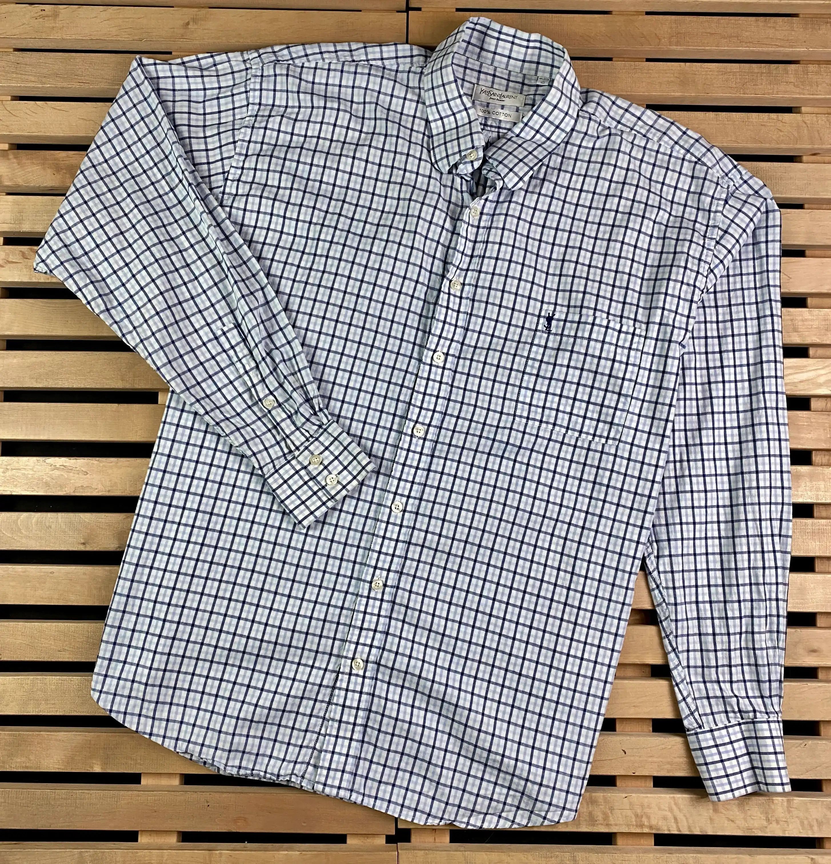 Vintage × Yves Saint Laurent Men’s Shirt Yves Saint Laurent Vintage Size L-XL Size US L / EU 52-54 / 3 - 1 Thumbnail