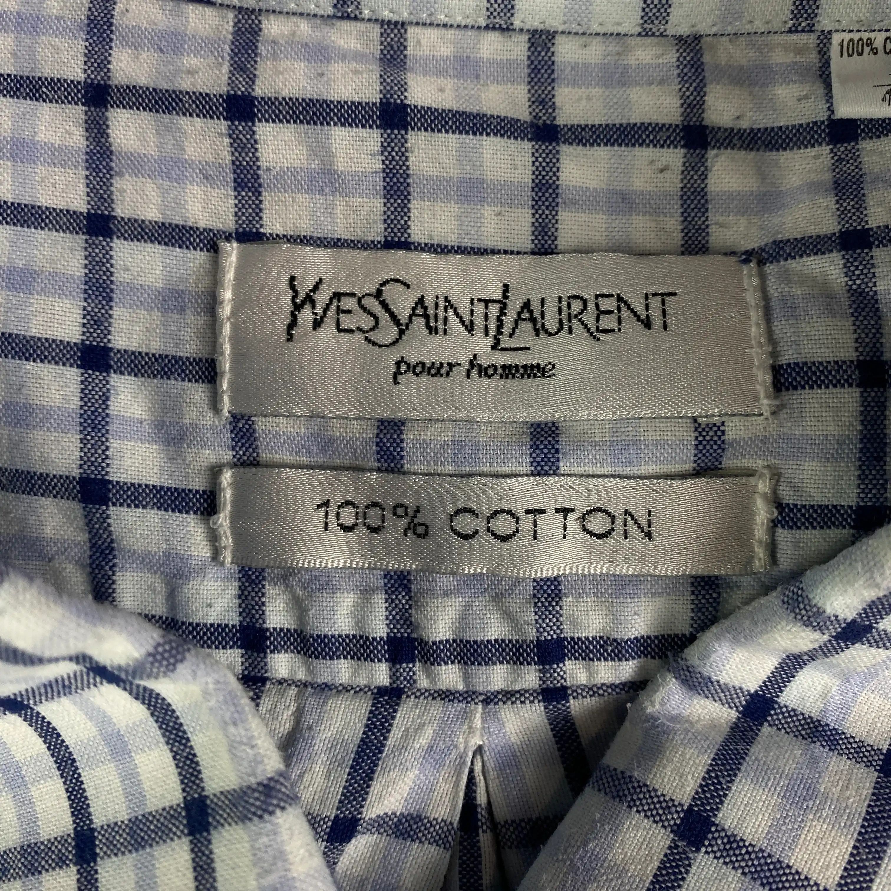 Vintage × Yves Saint Laurent Men’s Shirt Yves Saint Laurent Vintage Size L-XL Size US L / EU 52-54 / 3 - 4 Thumbnail