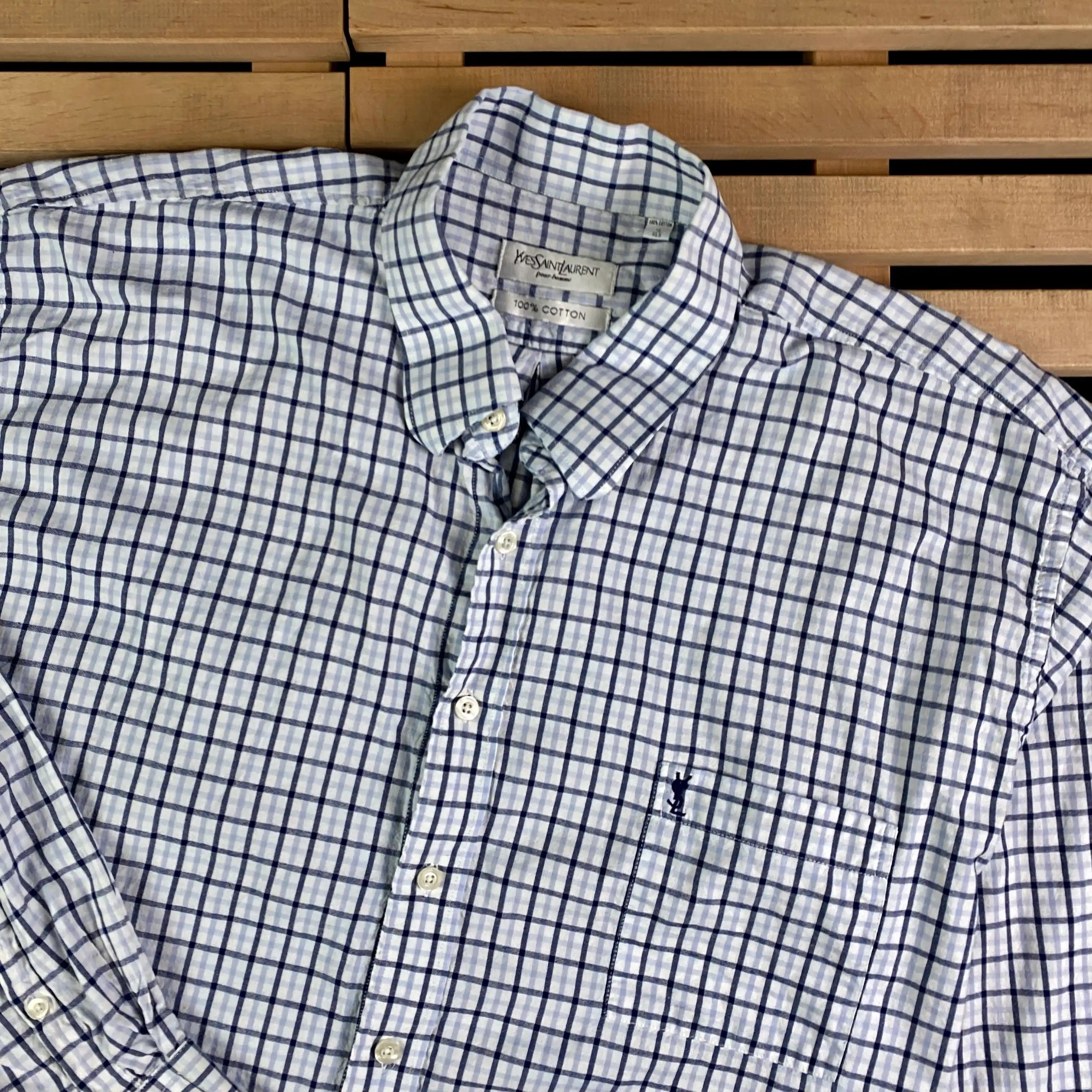 Vintage × Yves Saint Laurent Men’s Shirt Yves Saint Laurent Vintage Size L-XL Size US L / EU 52-54 / 3 - 2 Thumbnail