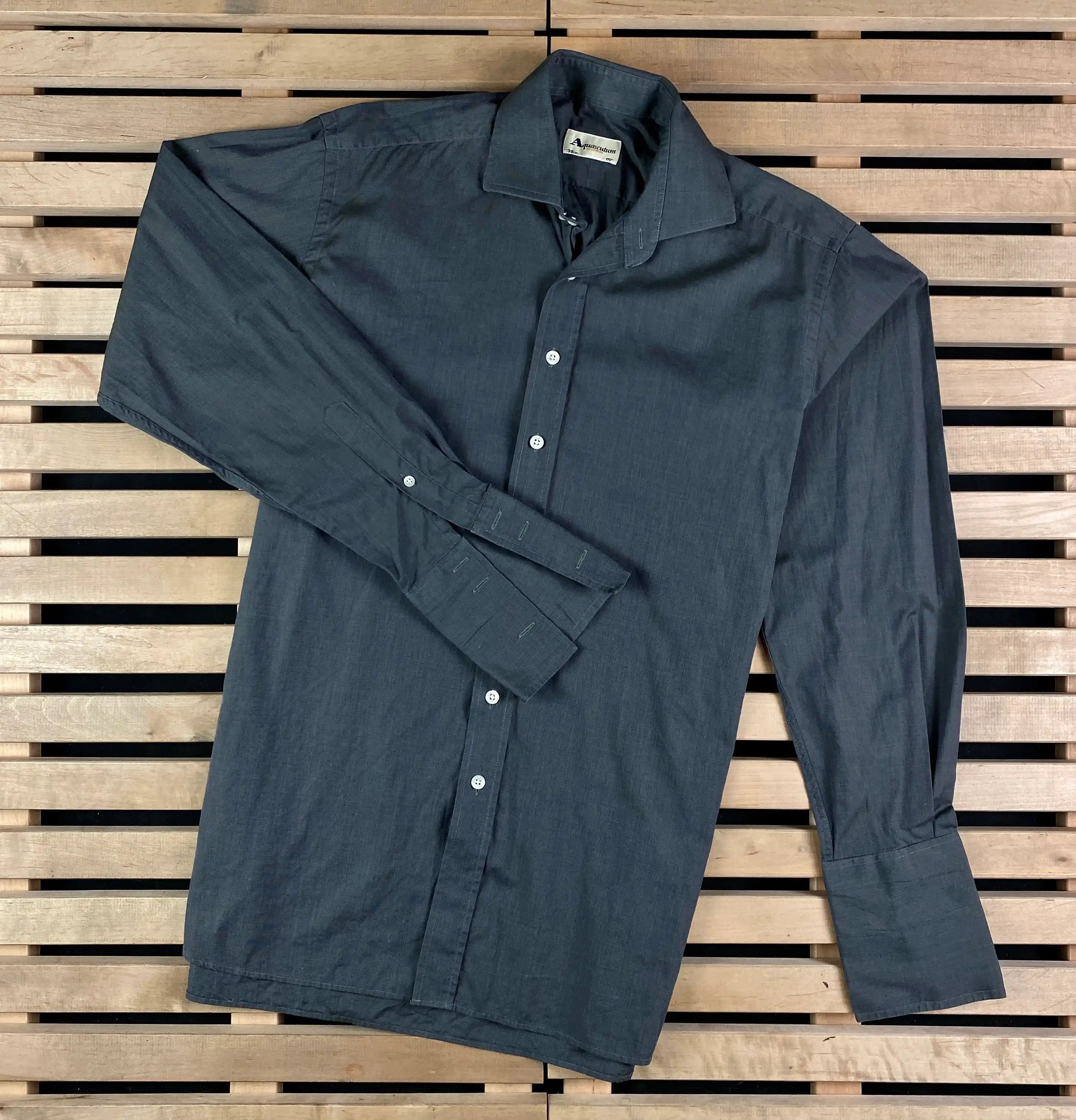 Aquascutum Mens Shirt Long Sleeve Aquascutum Vintage Size 38 / 15 Size US L / EU 52-54 / 3 - 1 Thumbnail