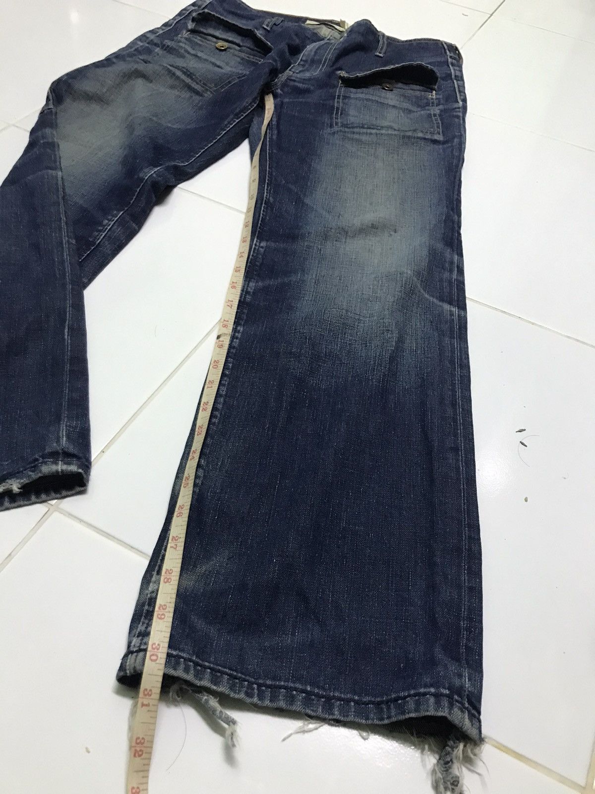 Gap Gap carpenter rusty wash blue jeans Size US 33 - 10 Thumbnail