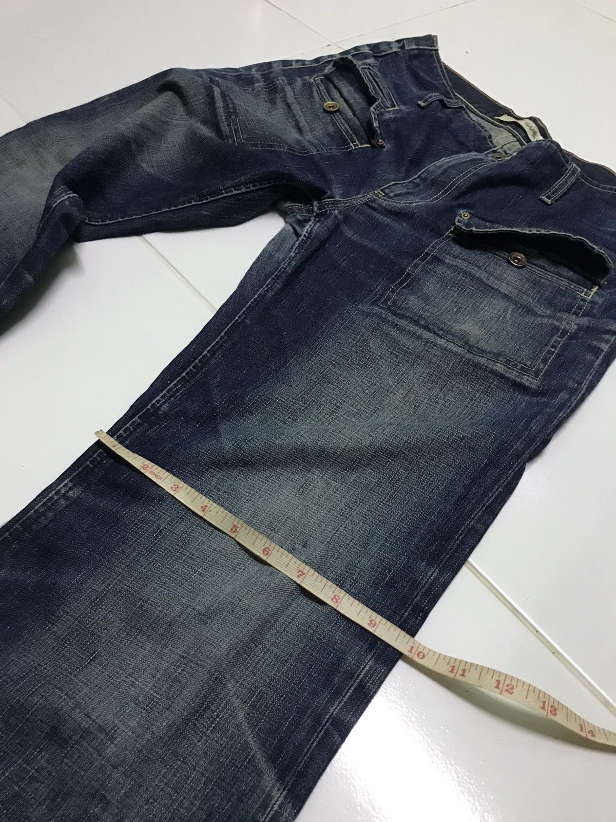 Gap Gap carpenter rusty wash blue jeans Size US 33 - 11 Thumbnail
