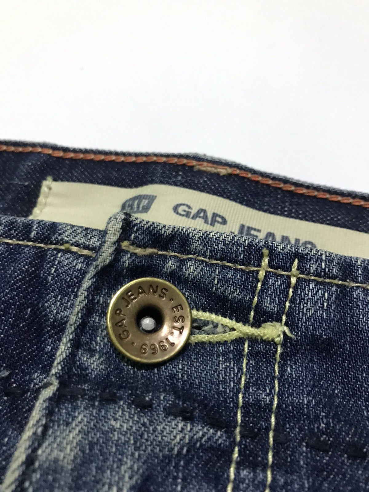 Gap Gap carpenter rusty wash blue jeans Size US 33 - 5 Thumbnail