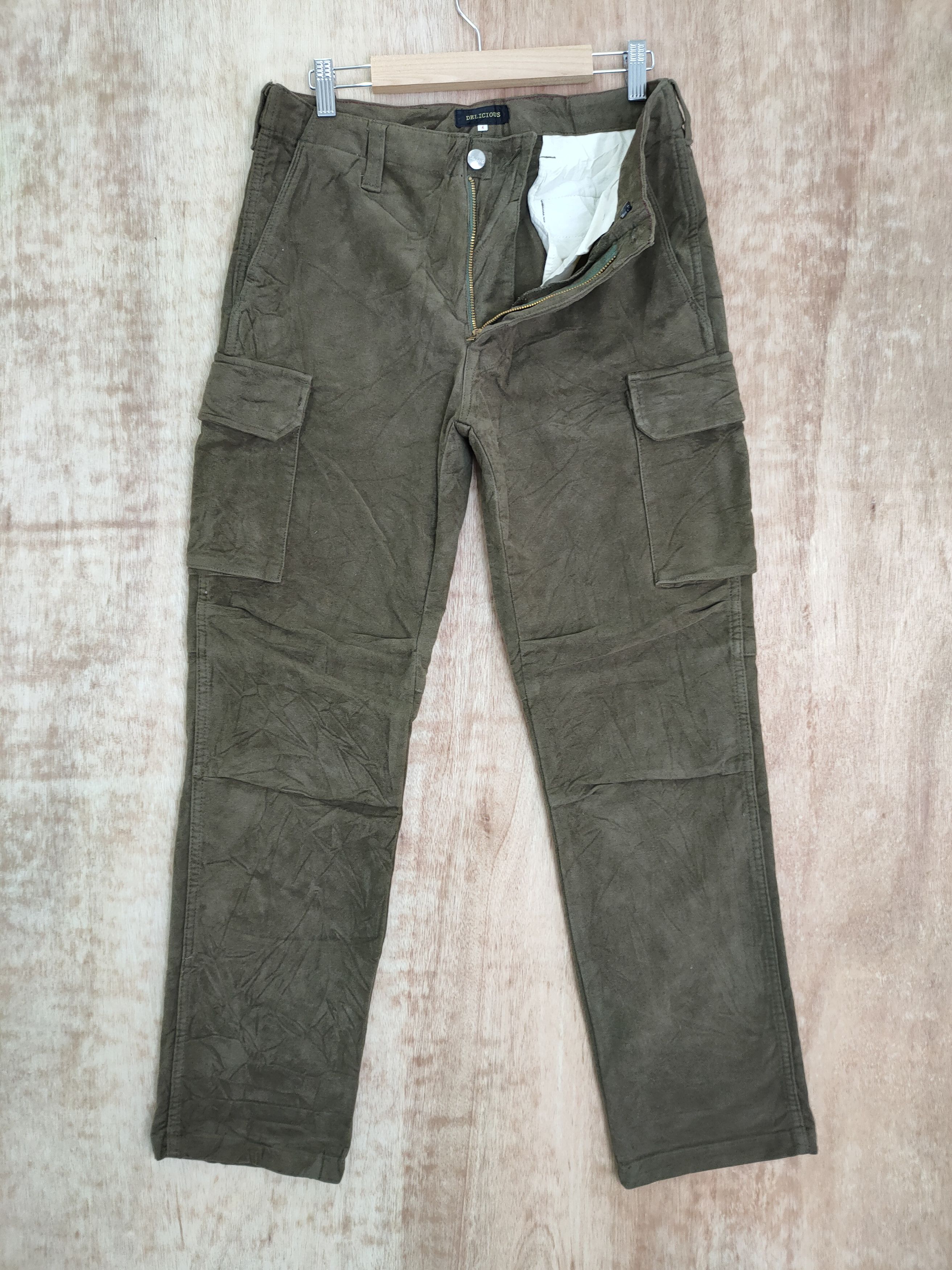 Japanese Brand VINTAGE DELICIOUS CARGO PANTS / TACTICAL PANTS Size US 30 / EU 46 - 1 Thumbnail