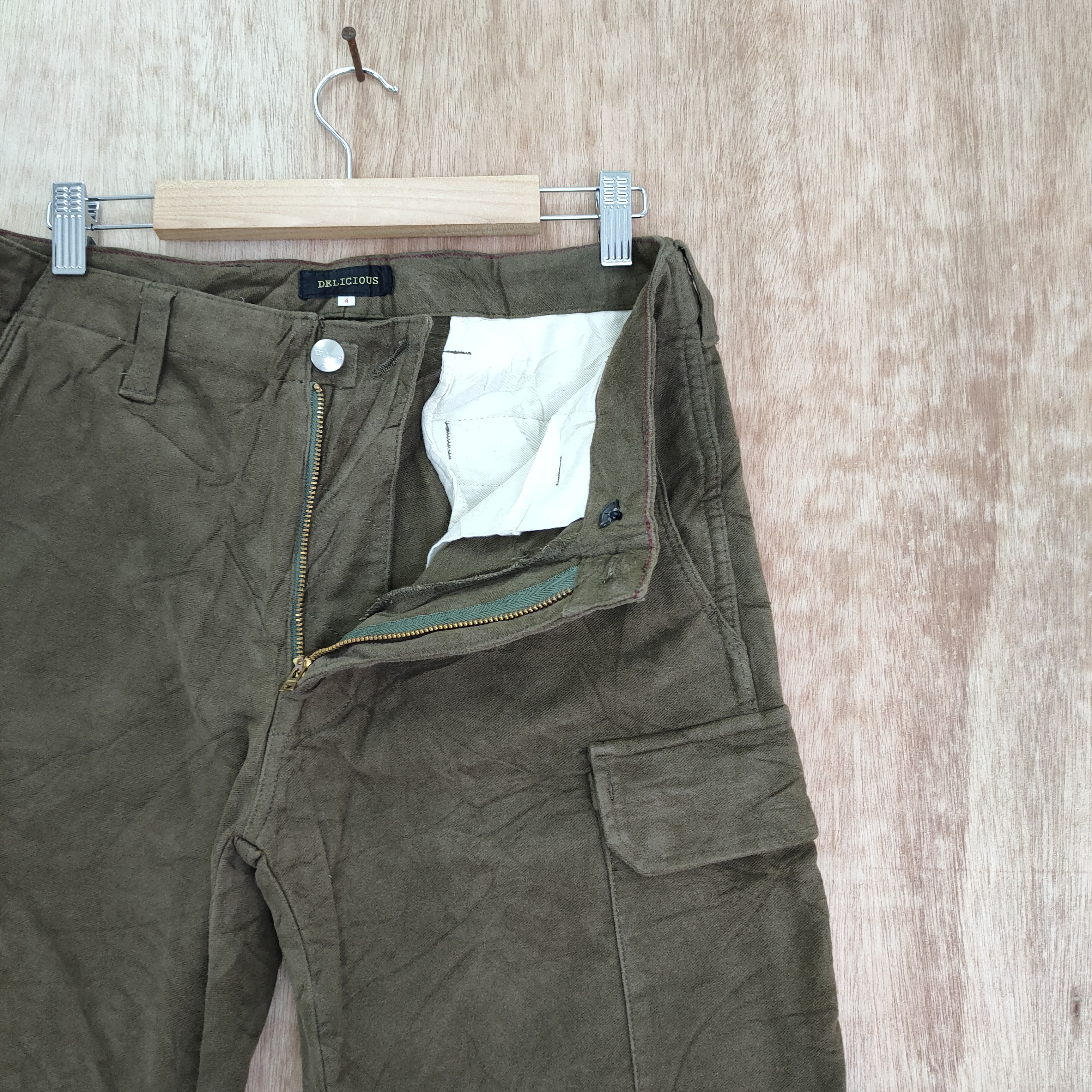 Japanese Brand VINTAGE DELICIOUS CARGO PANTS / TACTICAL PANTS Size US 30 / EU 46 - 8 Thumbnail