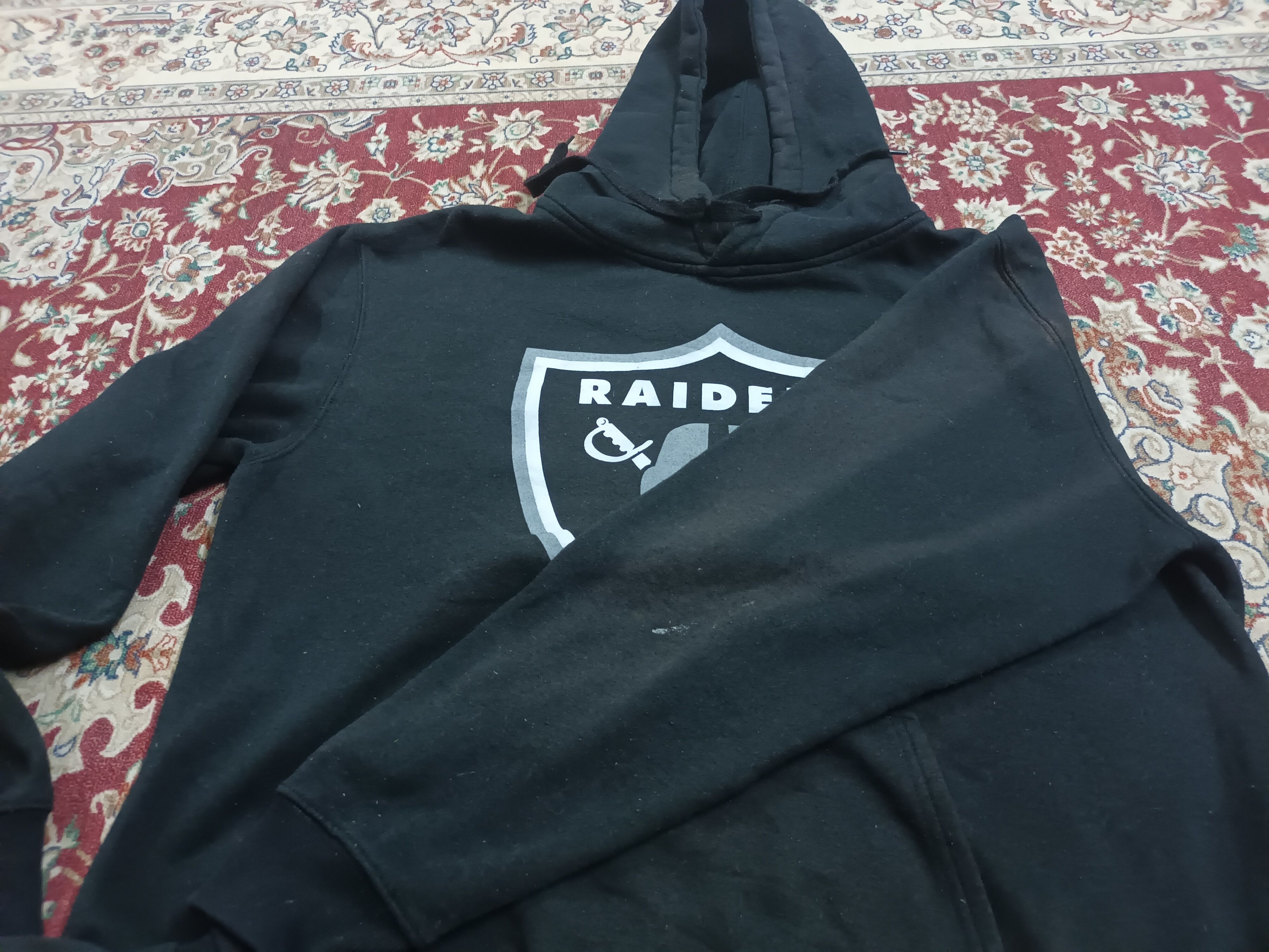 NFL 🔥 RAIDERS HOODIE SWEATSHIRT 🔥 Size US XL / EU 56 / 4 - 8 Thumbnail