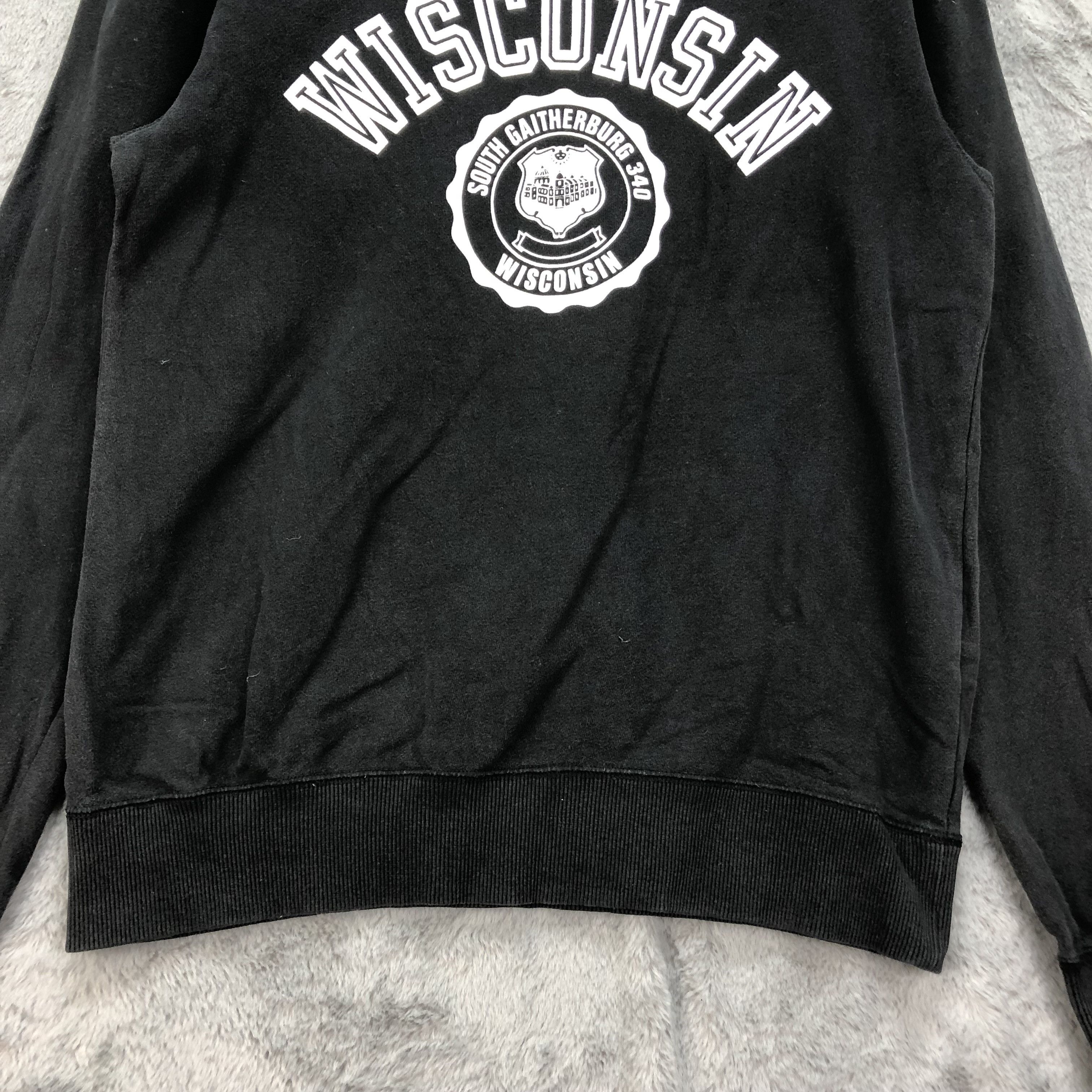 Champion Champion WISCONSIN Black Sweatshirts #4602-160 Size M / US 6-8 / IT 42-44 - 4 Thumbnail