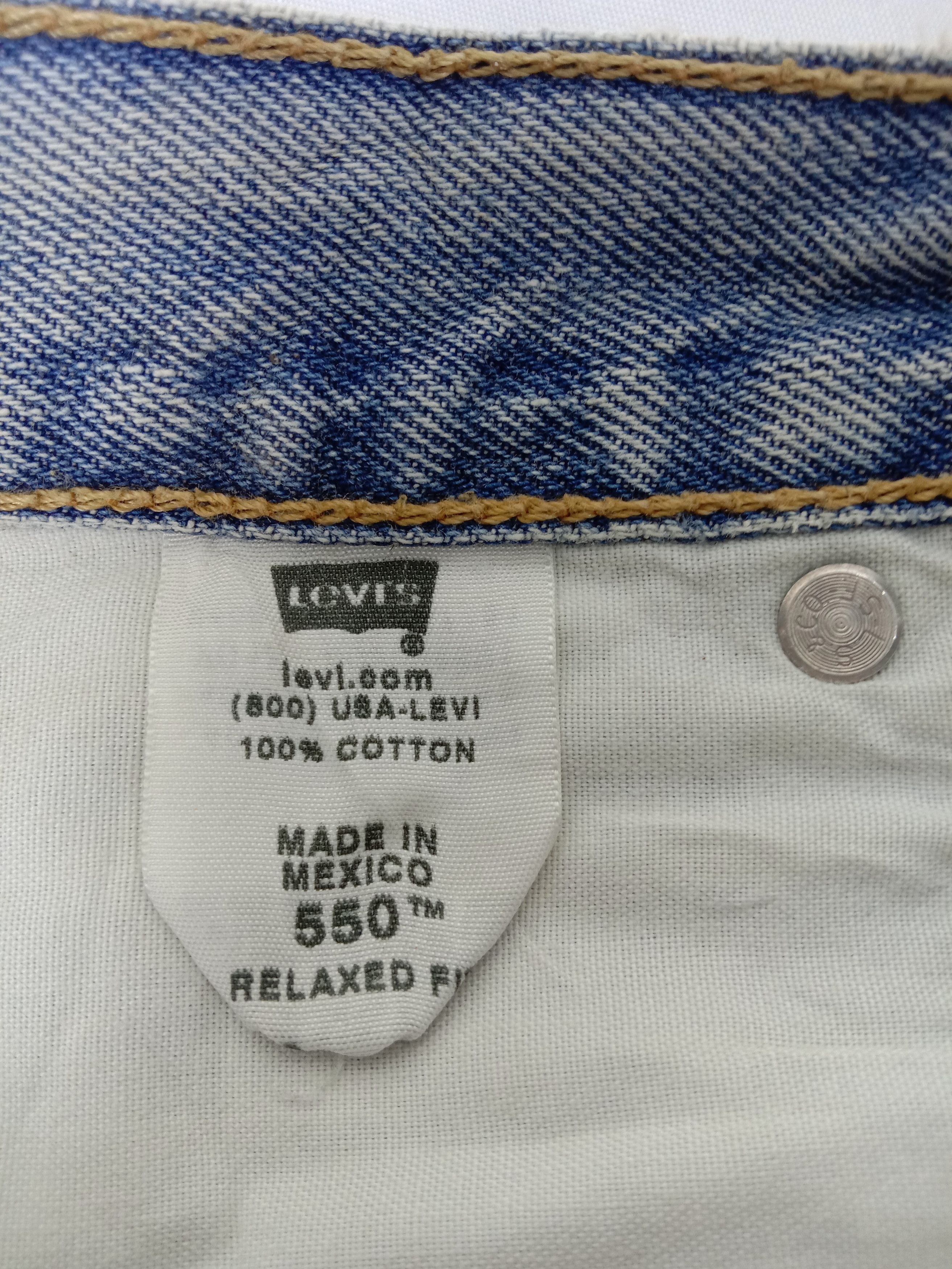 Levi's Vintage Levi's 550 Jeans Light Wash Distressed Denim Size US 40 / EU 56 - 17 Thumbnail