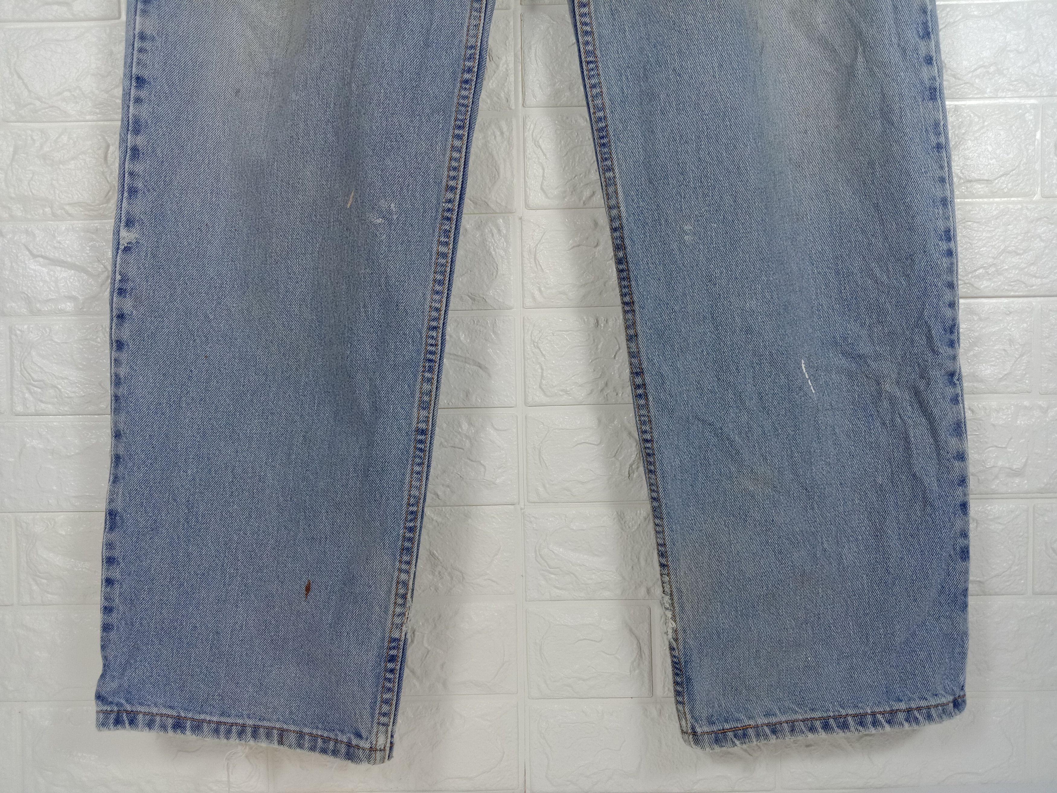 Levi's Vintage Levi's 550 Jeans Light Wash Distressed Denim Size US 40 / EU 56 - 4 Thumbnail