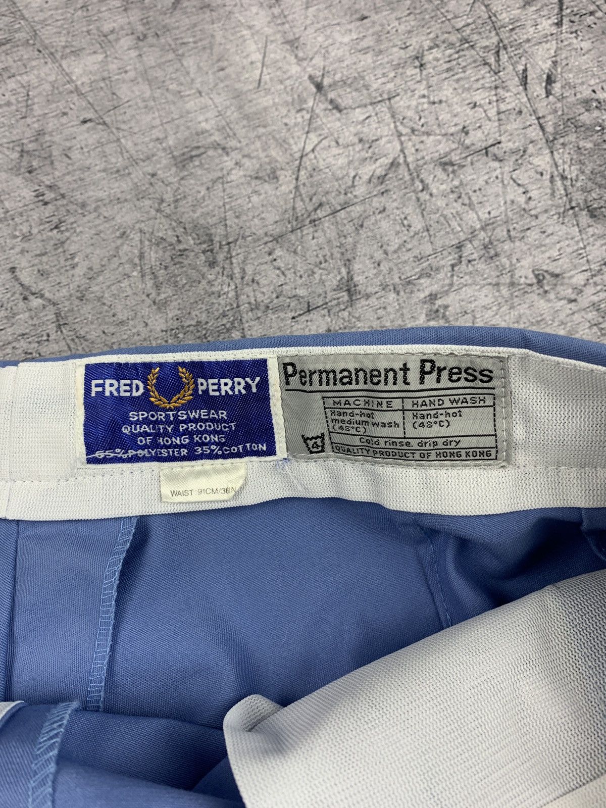 Fred Perry Vintage Fred Perry Shorts Tennis Pants Size 36 Baby Blue Size US 36 / EU 52 - 4 Thumbnail