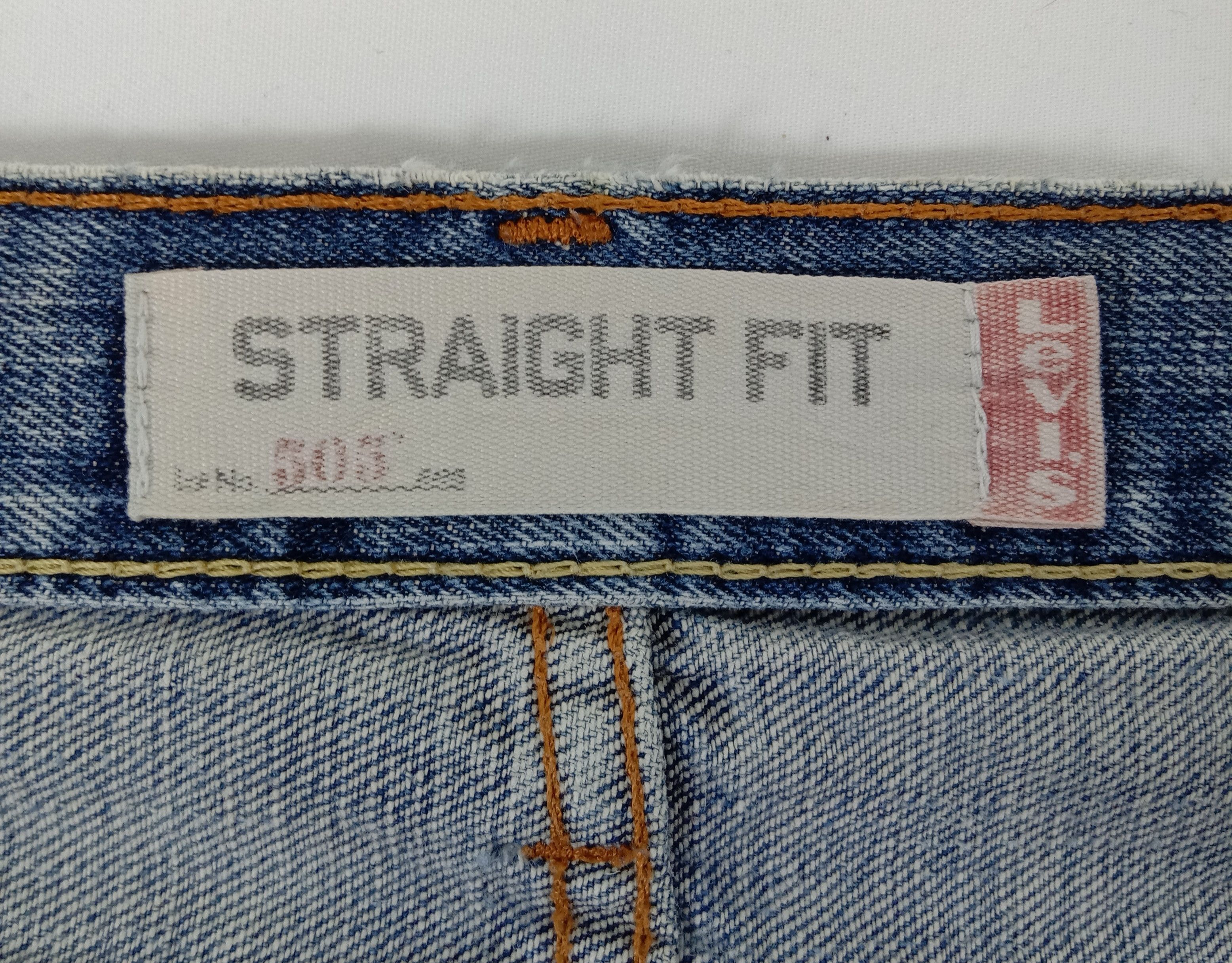 Levi's Vintage Levi's 505 Jeans Straight Fit Distressed Denim Size US 34 / EU 50 - 14 Thumbnail